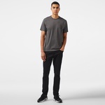 Alpha Industries Alpha Dog Tag Unisex Gri T-Shirt
