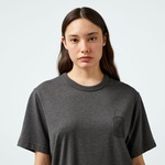 Alpha Industries Alpha Dog Tag Unisex Gri T-Shirt