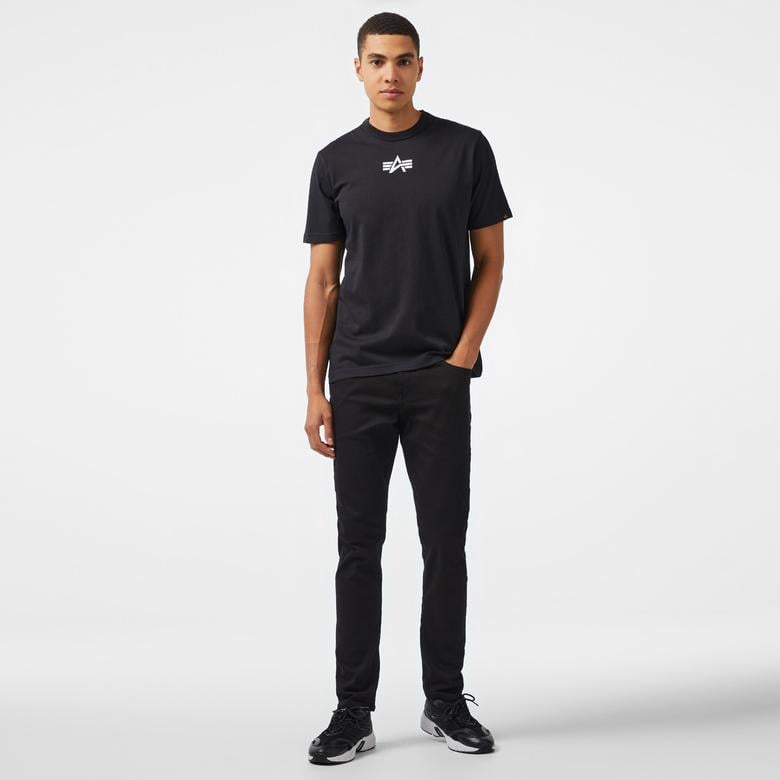 Alpha Industries Born Of Purpose Unisex Siyah T-Shirt