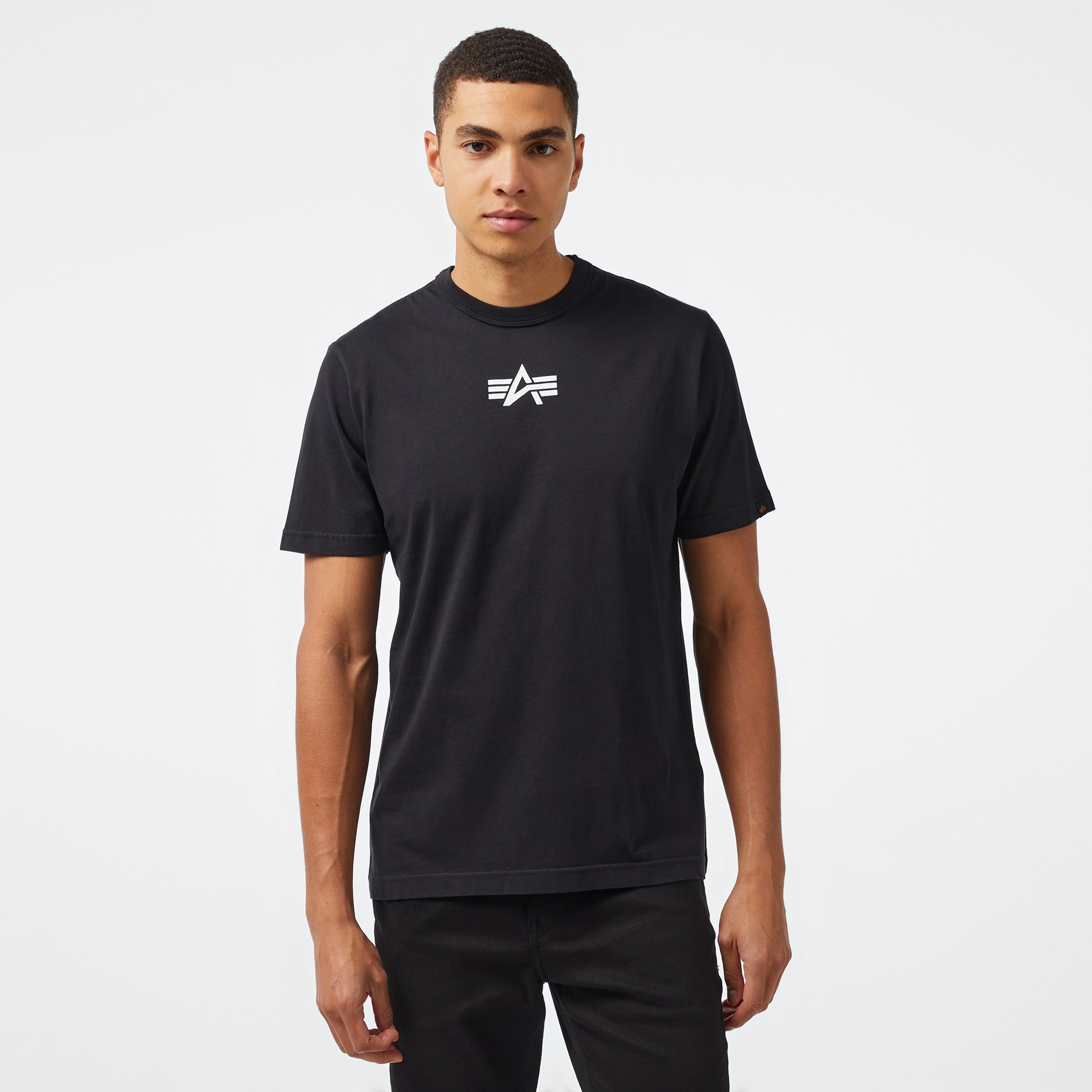 Alpha Industries Born Of Purpose Unisex Siyah T-Shirt