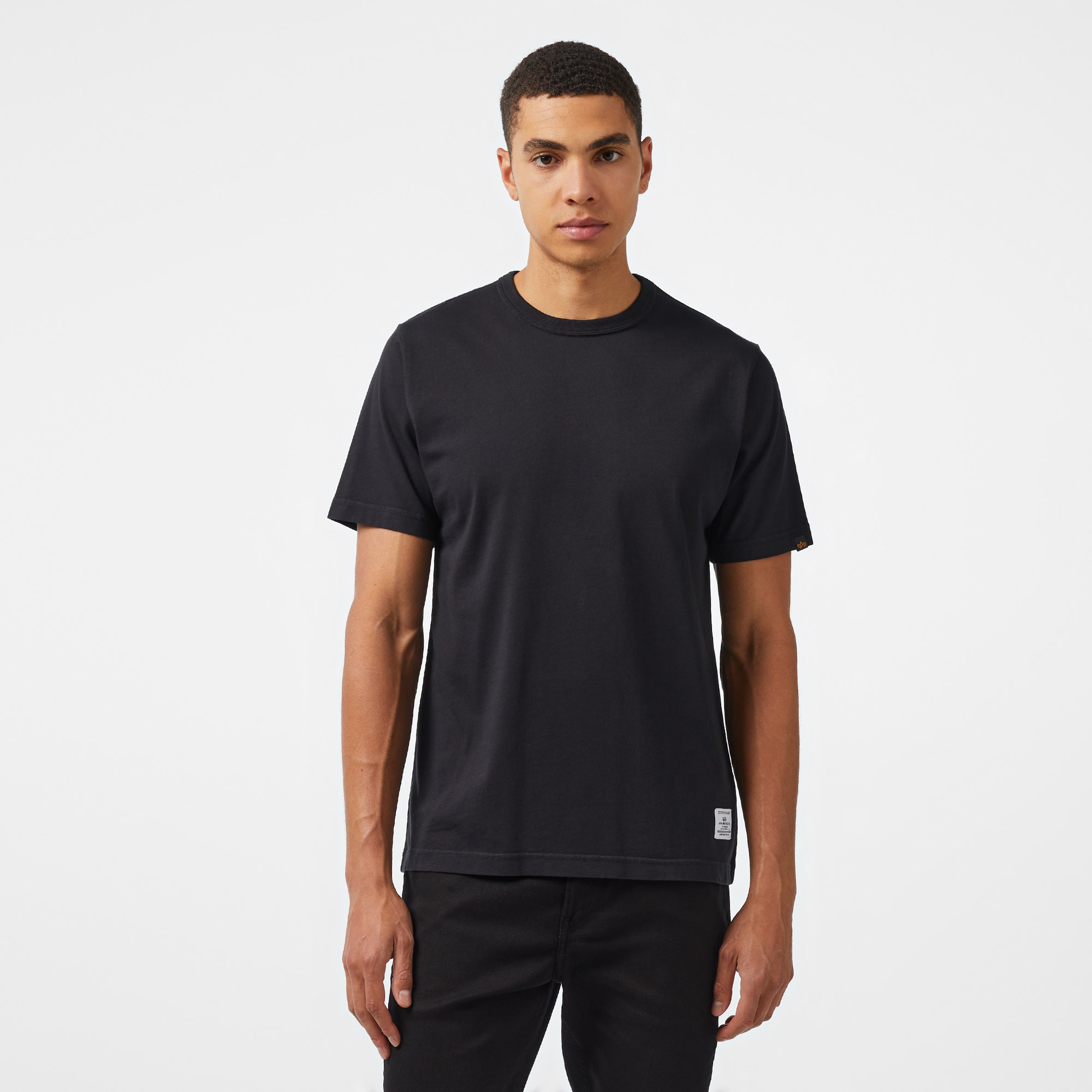 Alpha Industries Essential Gen II Unisex Siyah T-Shirt