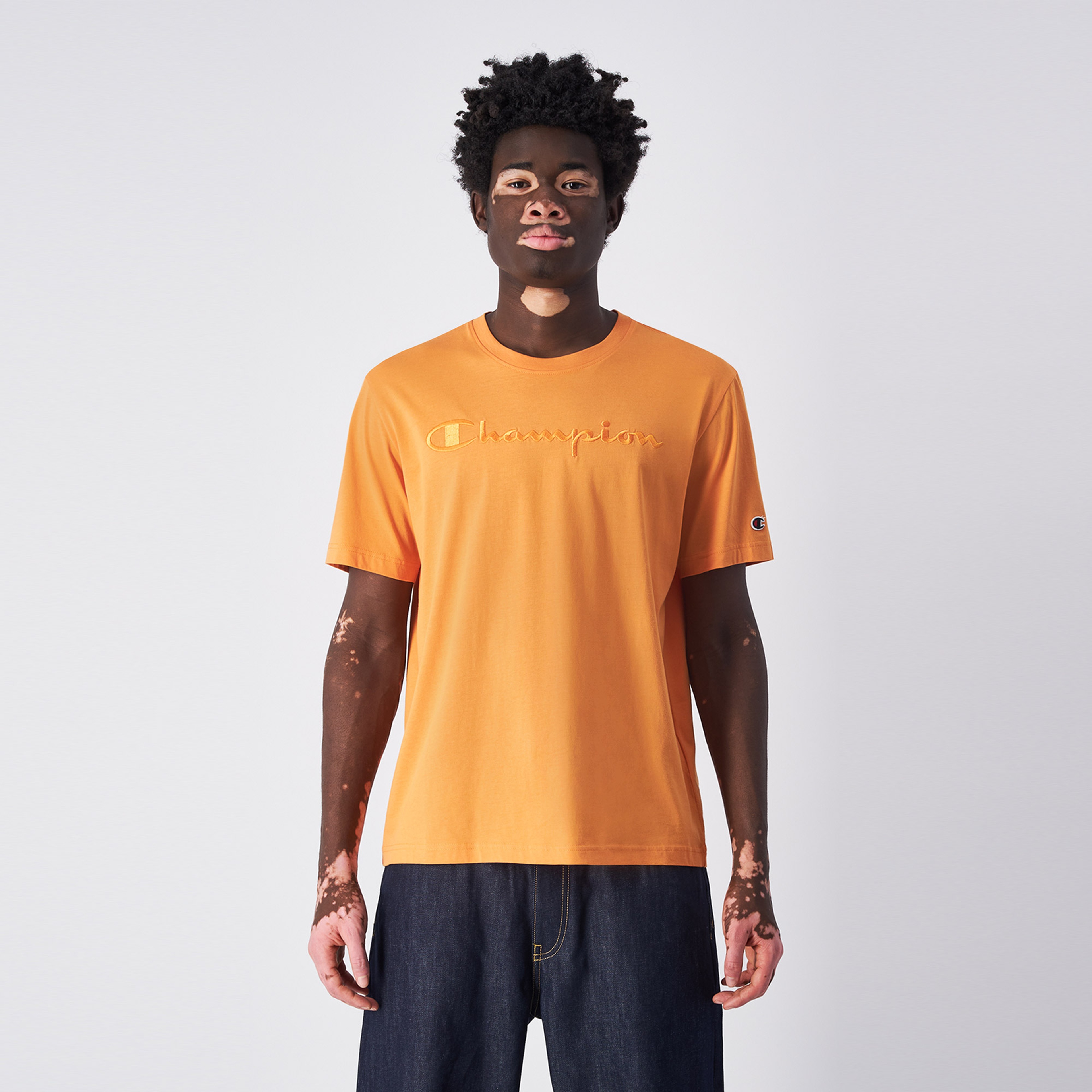 Champion Erkek Turuncu T-Shirt