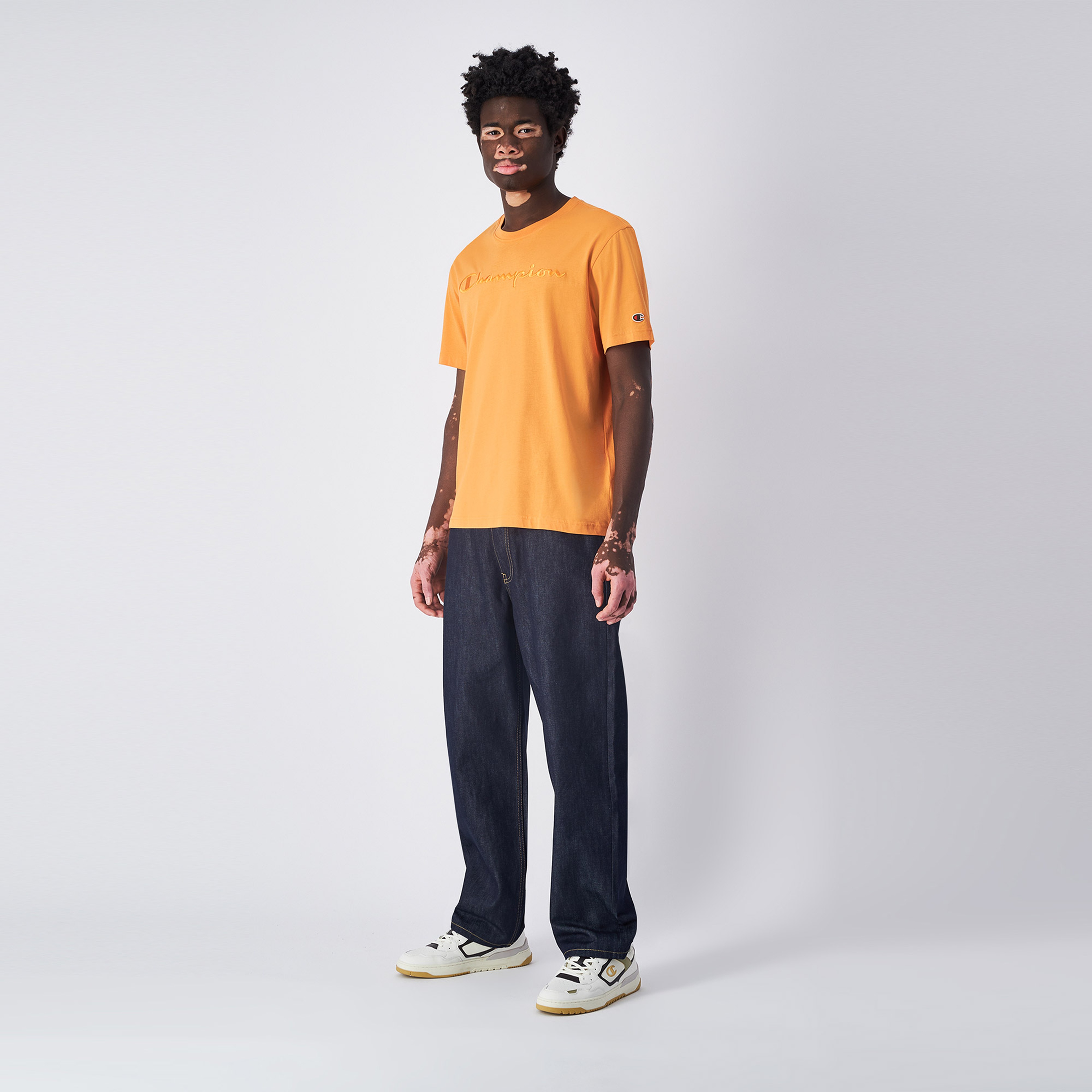 Champion Erkek Turuncu T-Shirt