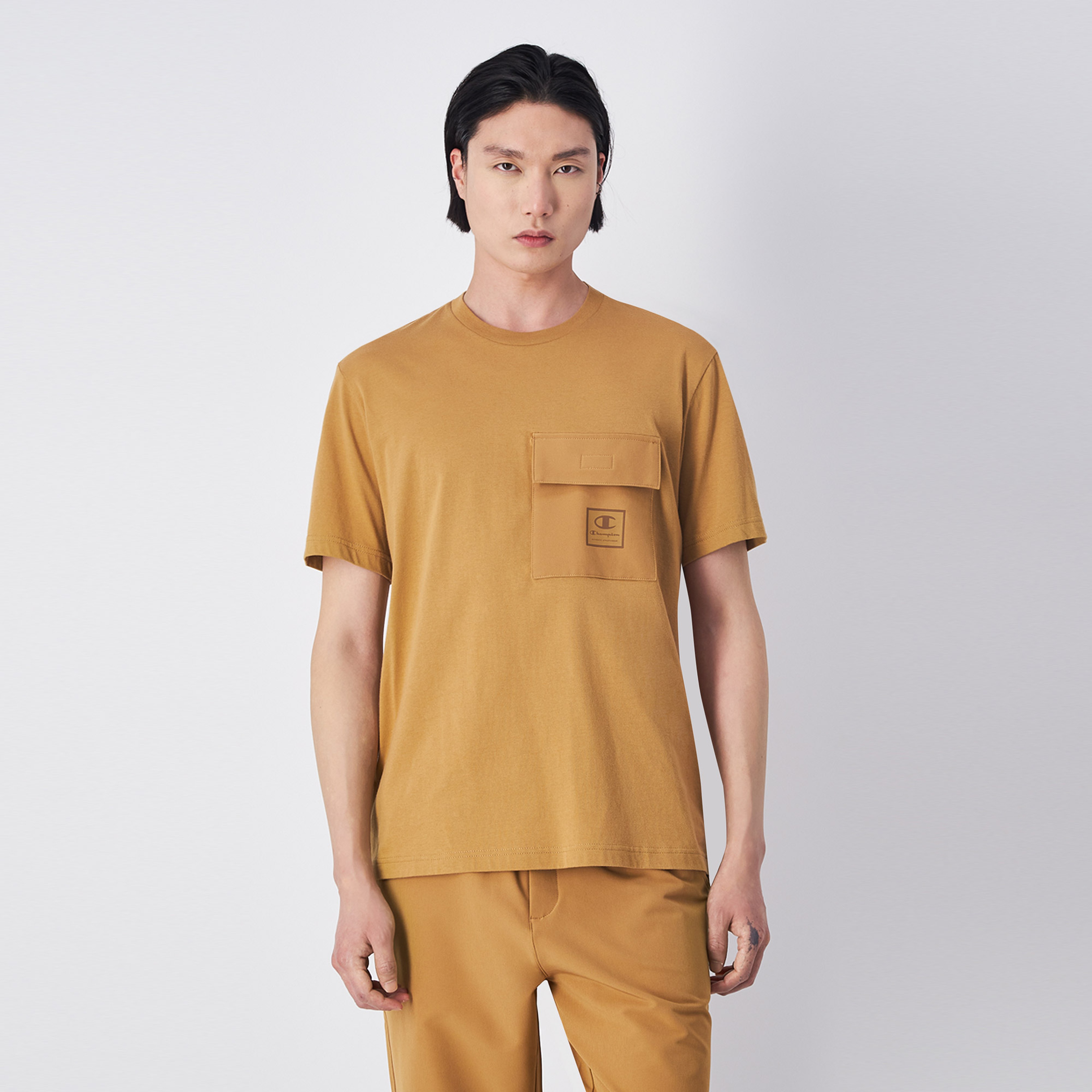 Champion Erkek Kahverengi T-Shirt