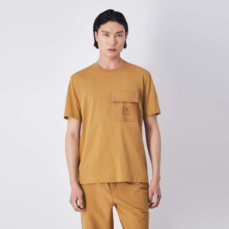 Champion Erkek Kahverengi T-Shirt