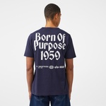 Alpha Industries Born Of Purpose Unisex Mavi T-Shirt