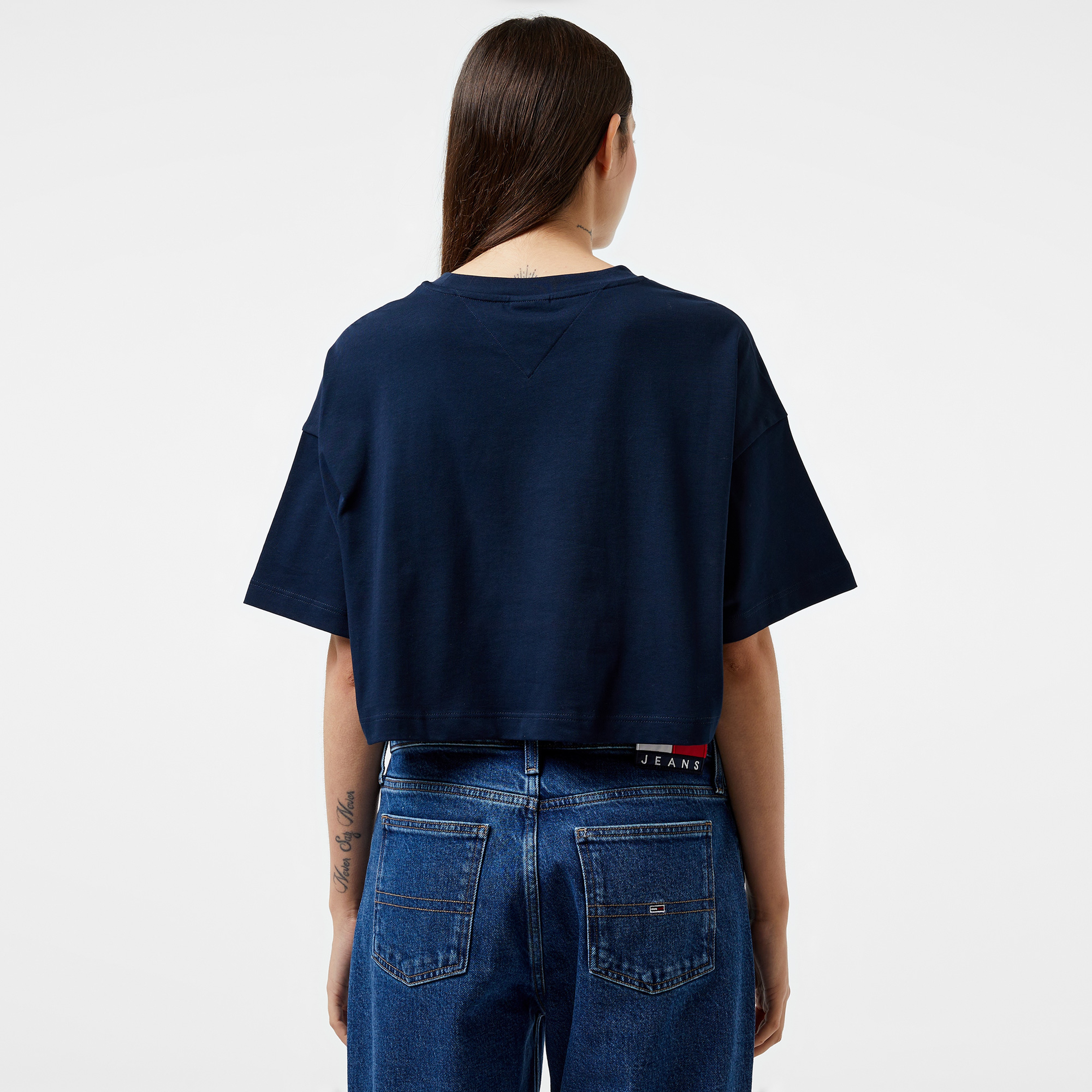Tommy Hilfiger Jeans Prep Explo 1 Kadın Lacivert T-Shirt