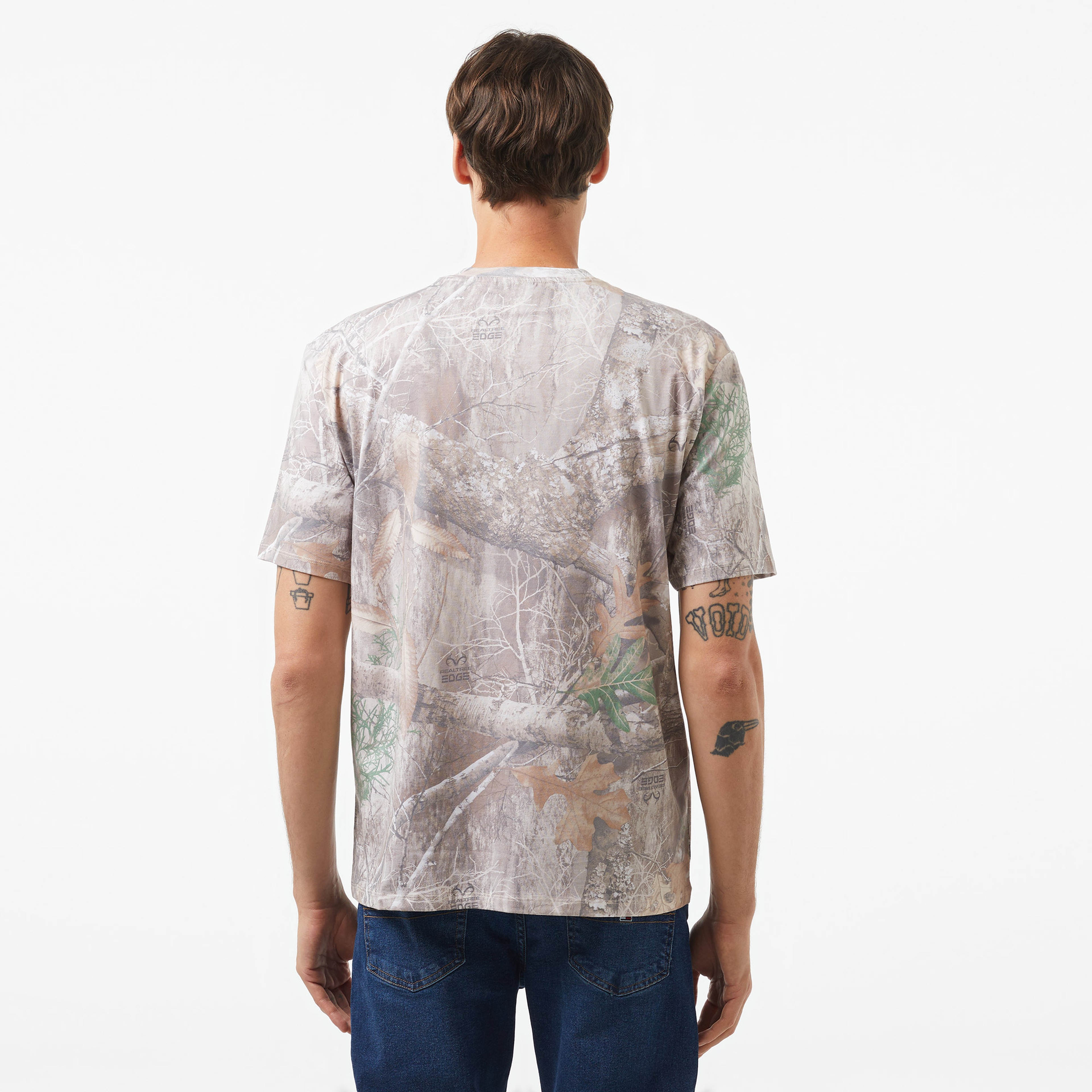 Guess Go Realtree St James Jersey 180 Erkek Mavi T-Shirt