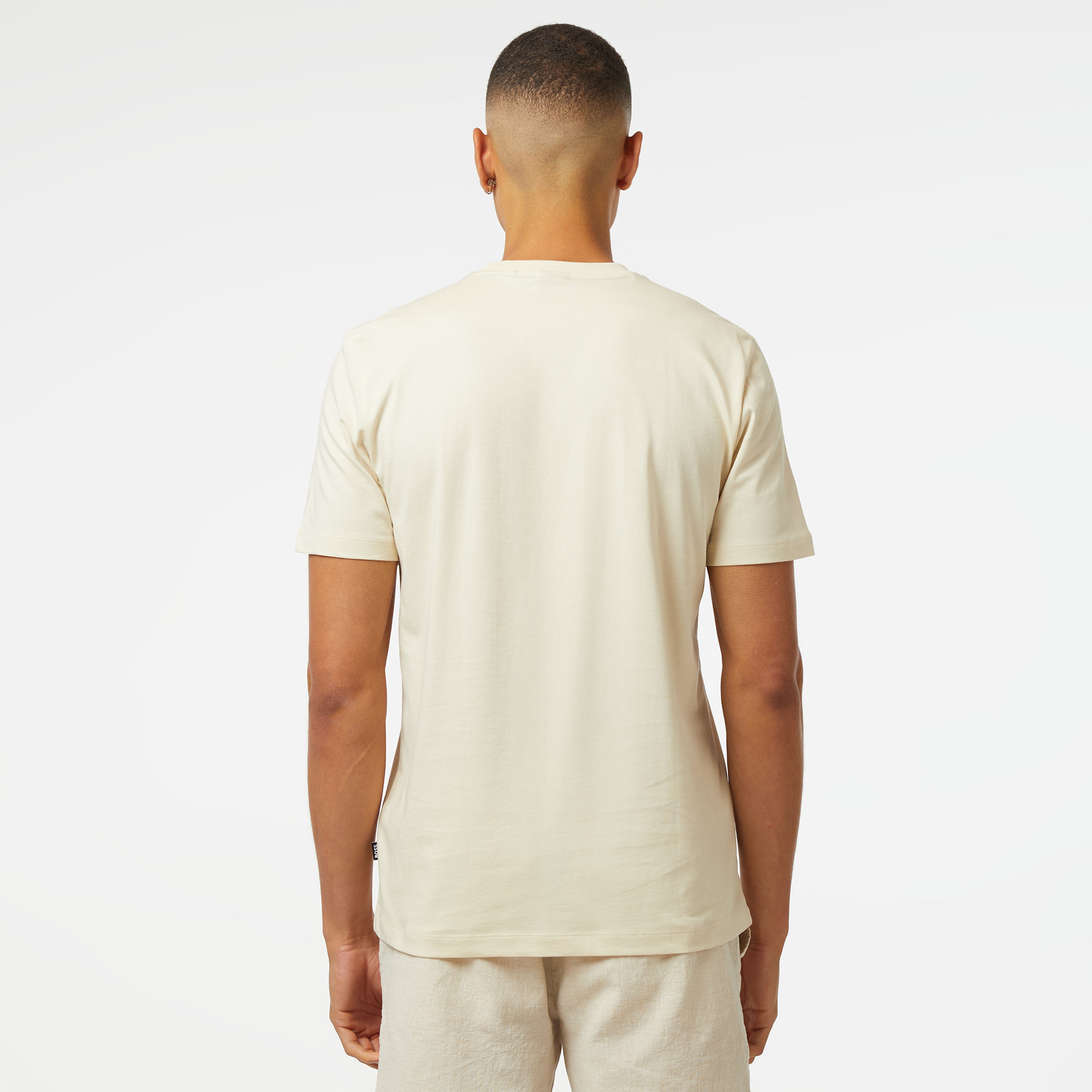Boss Thompson 01 Erkek Krem T-Shirt