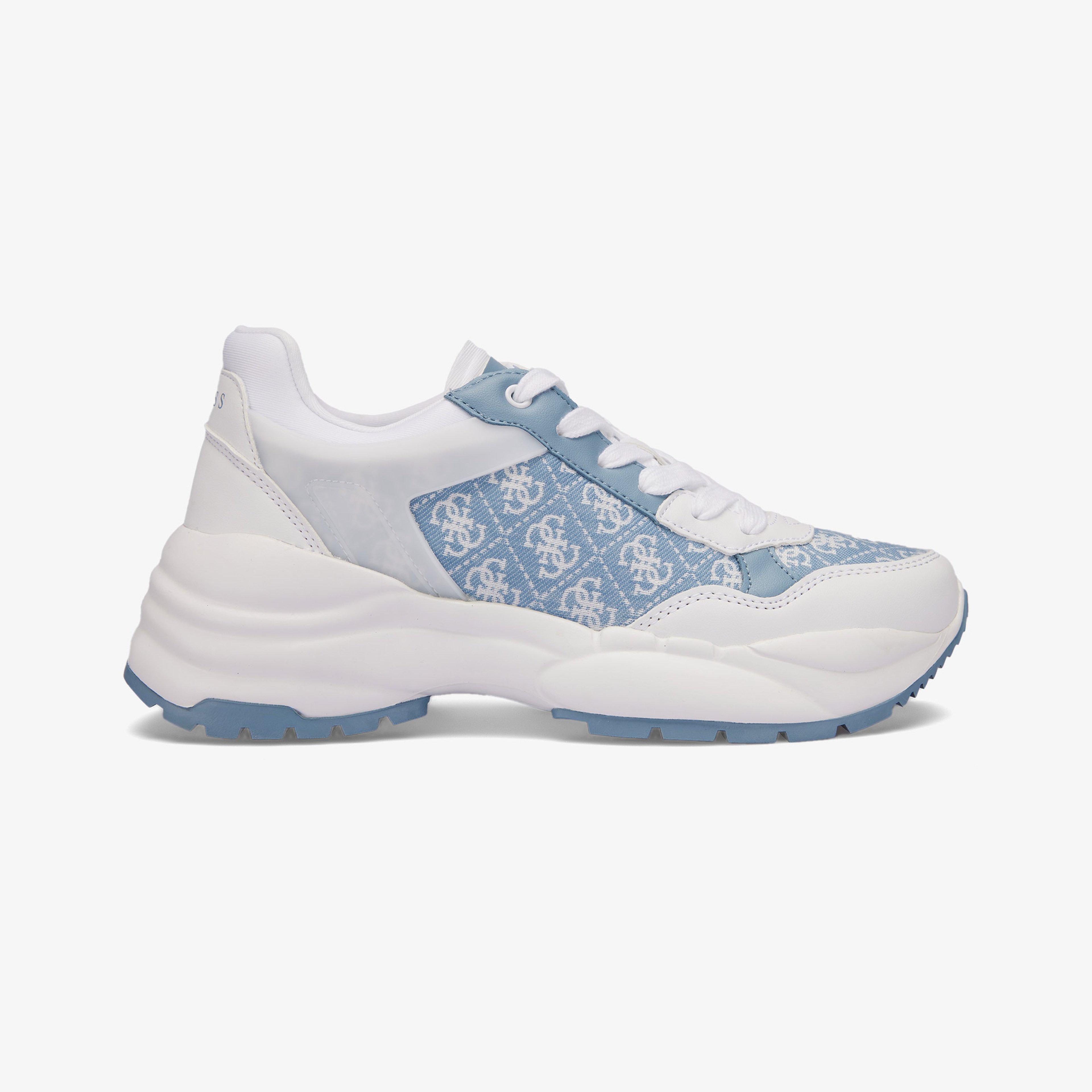 Guess Samra Logo Kadın Mavi Spor Ayakkabı