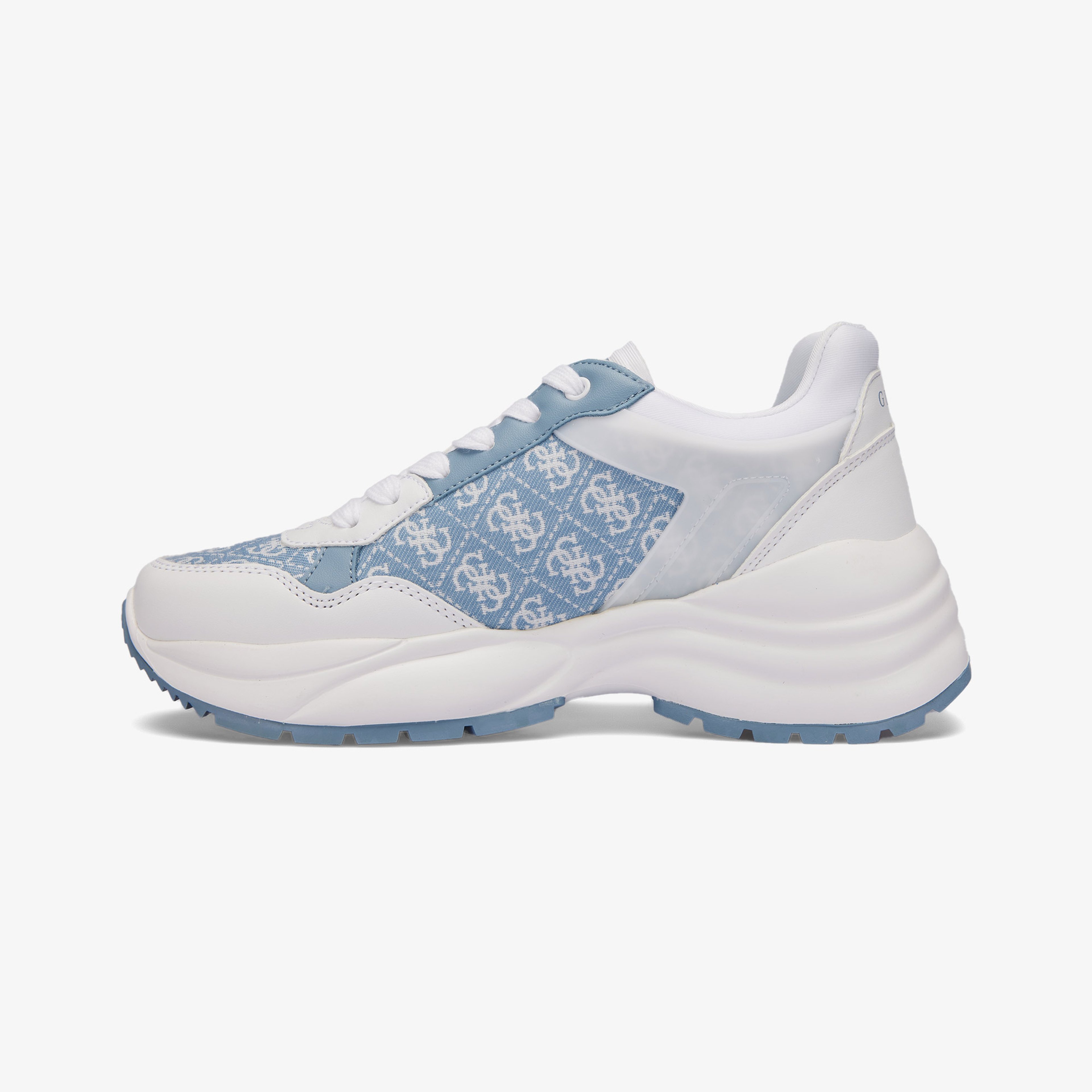 Guess Samra Logo Kadın Mavi Spor Ayakkabı