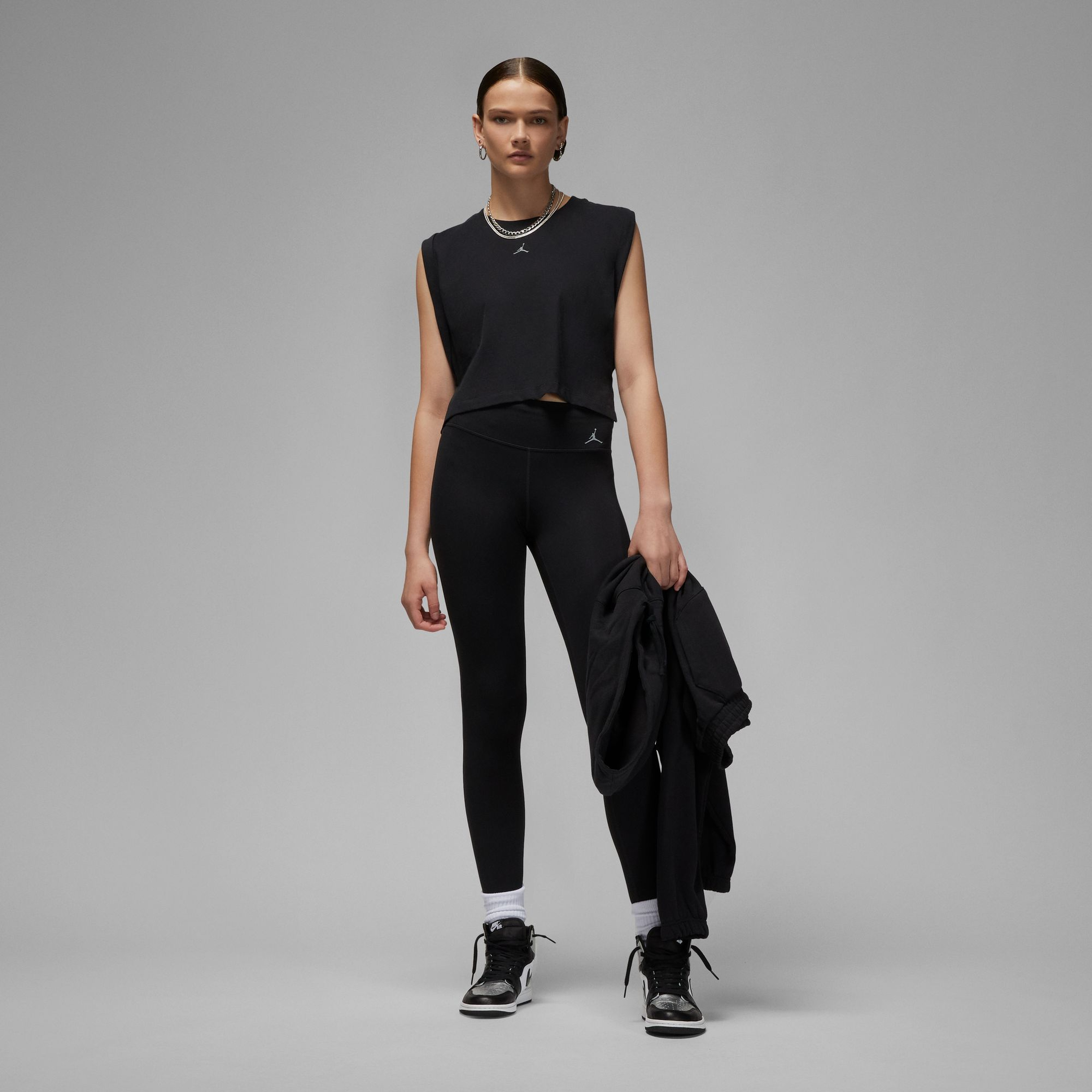 Jordan Sport Essential Tank Kadın Siyah Kolsuz T-Shirt