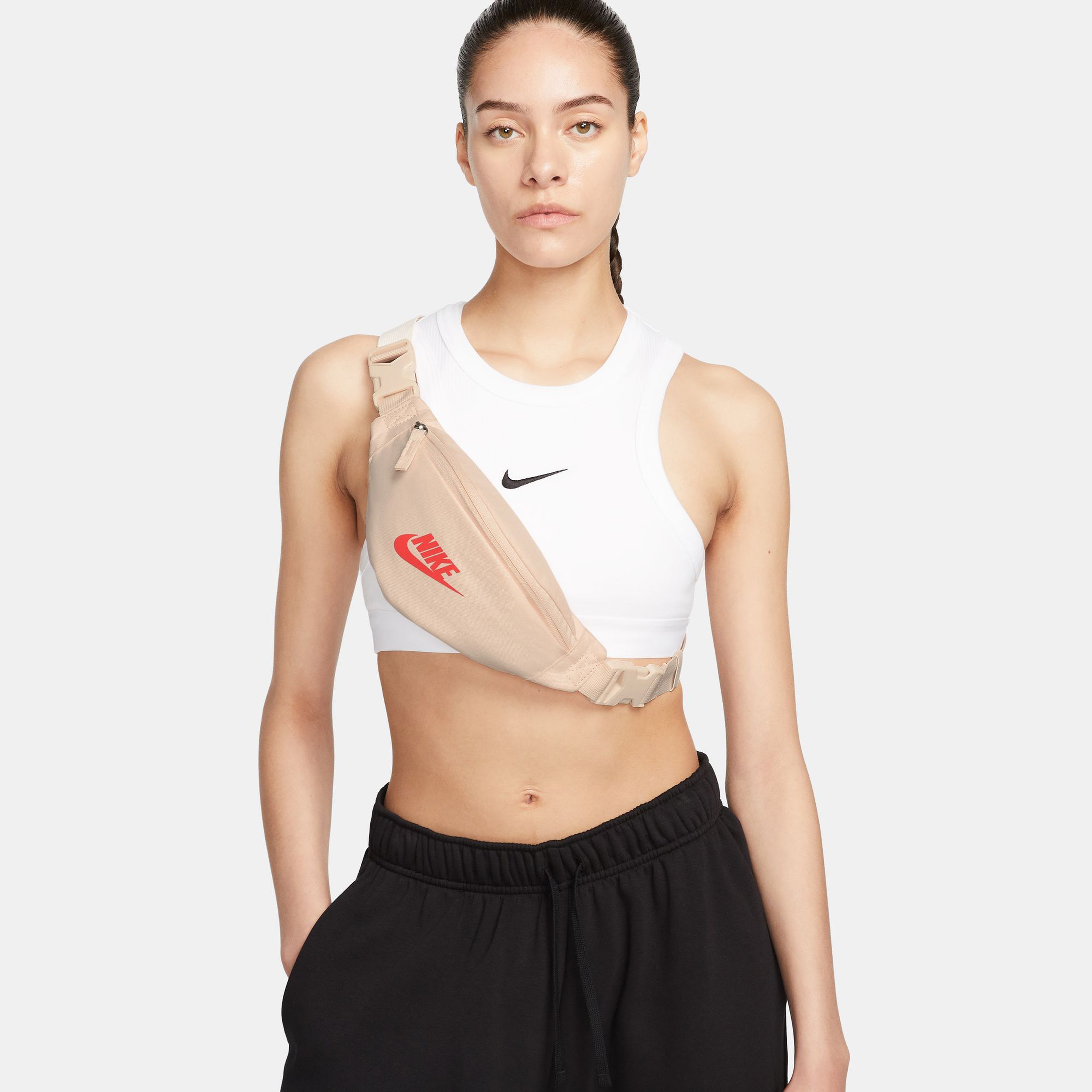 Nike Heritage Unisex Krem Bel Çantası