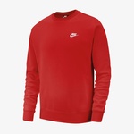 Nike Sportswear Club Crew Bb Erkek Kırmızı Sweatshirt