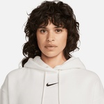 Nike Sportswear Phoenix Fleece Overisize Hoodie Kadın Beyaz Sweatshirt