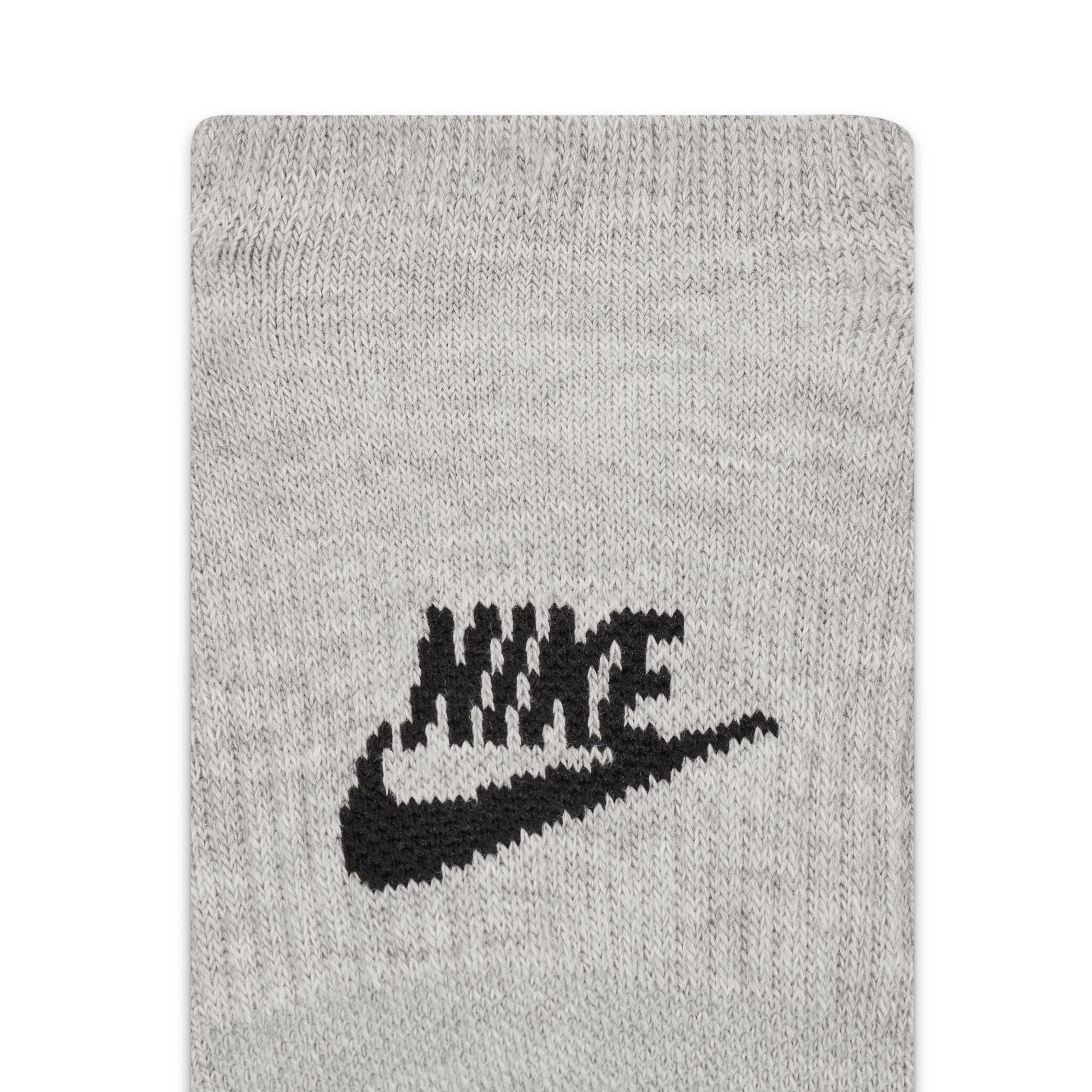 Nike Evryday Plus Cush Footie Unisex Gri Çorap