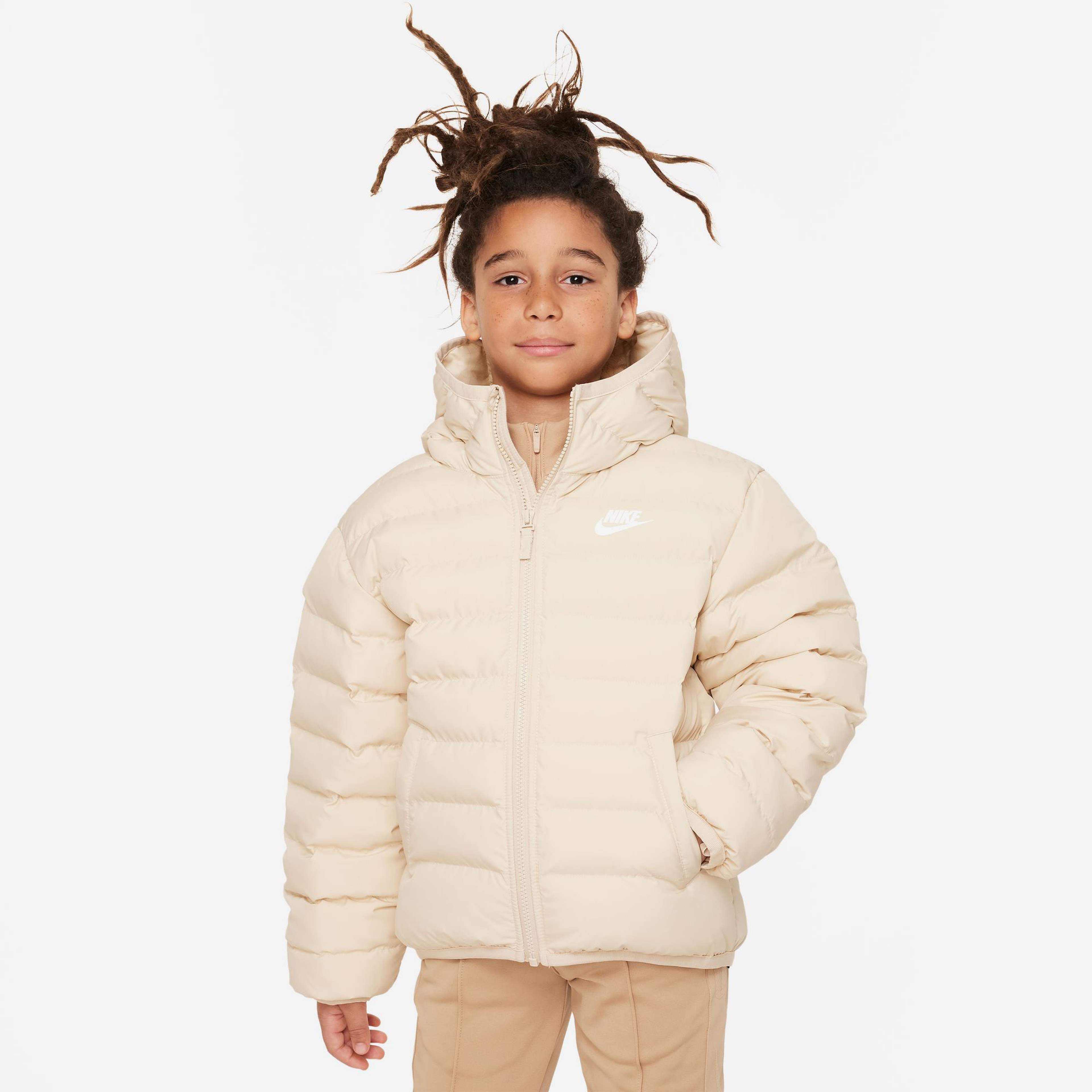 Nike Sportswear Lightweight Synthetic Fill Çocuk Krem Mont