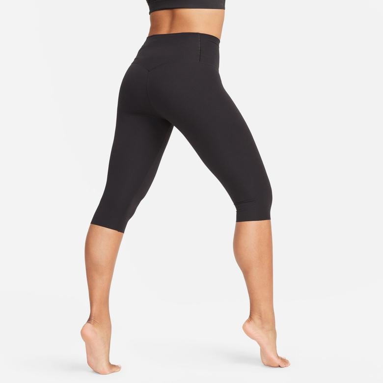 Nike Dri-FIT Zenvy High Rise Capri Kadın Siyah Tayt