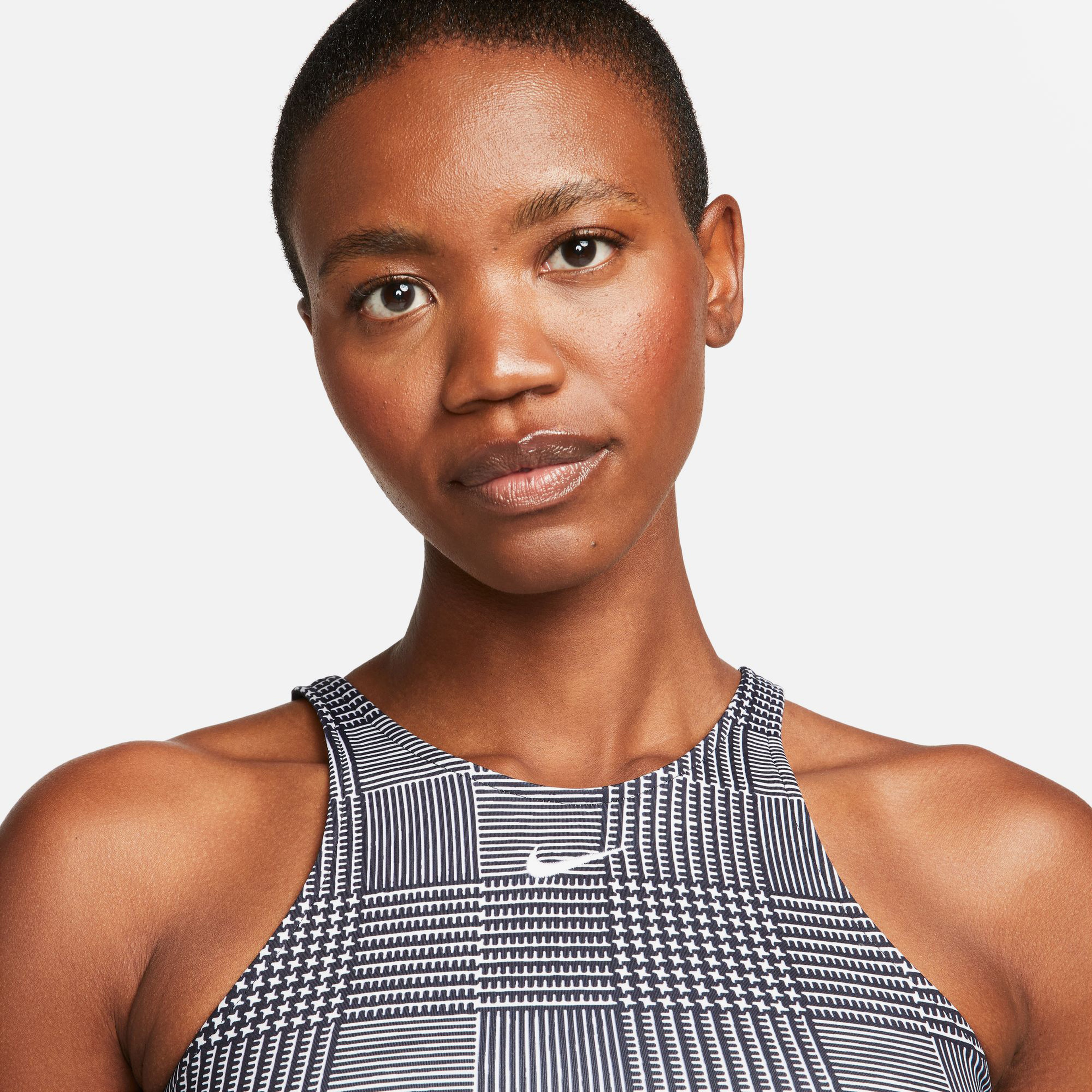 Nike Yoga Dri-FIT Crop Tank Kadın Siyah Kolsuz T-Shirt