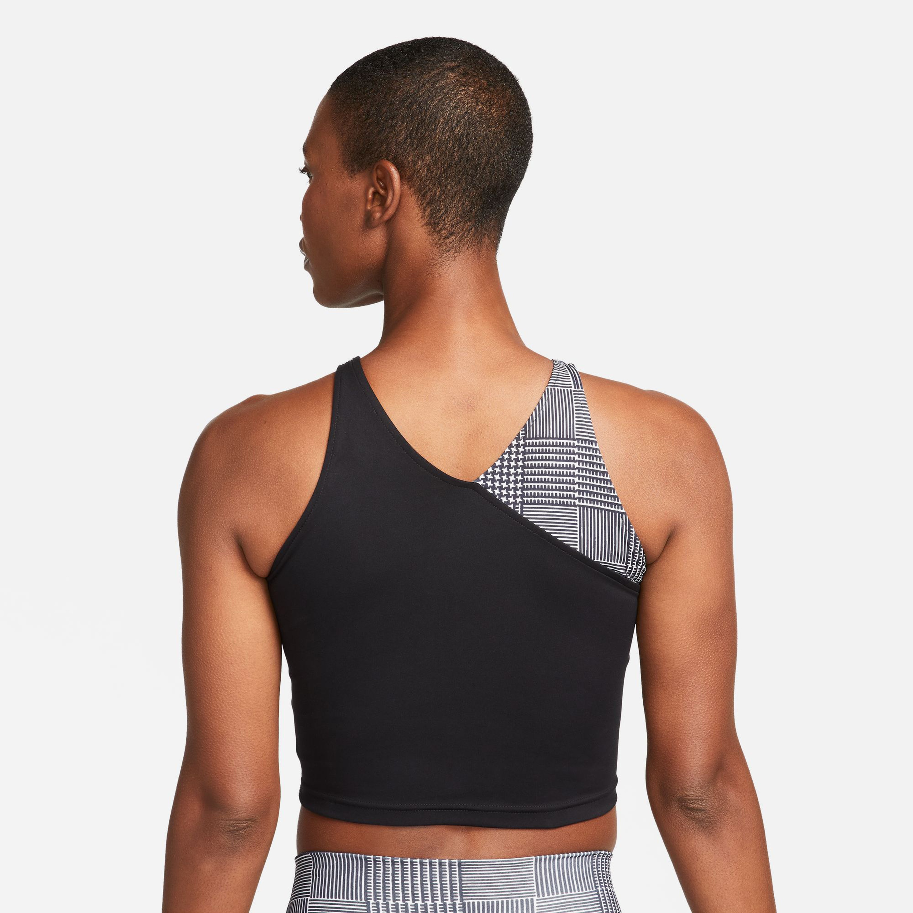 Nike Yoga Dri-FIT Crop Tank Kadın Siyah Kolsuz T-Shirt