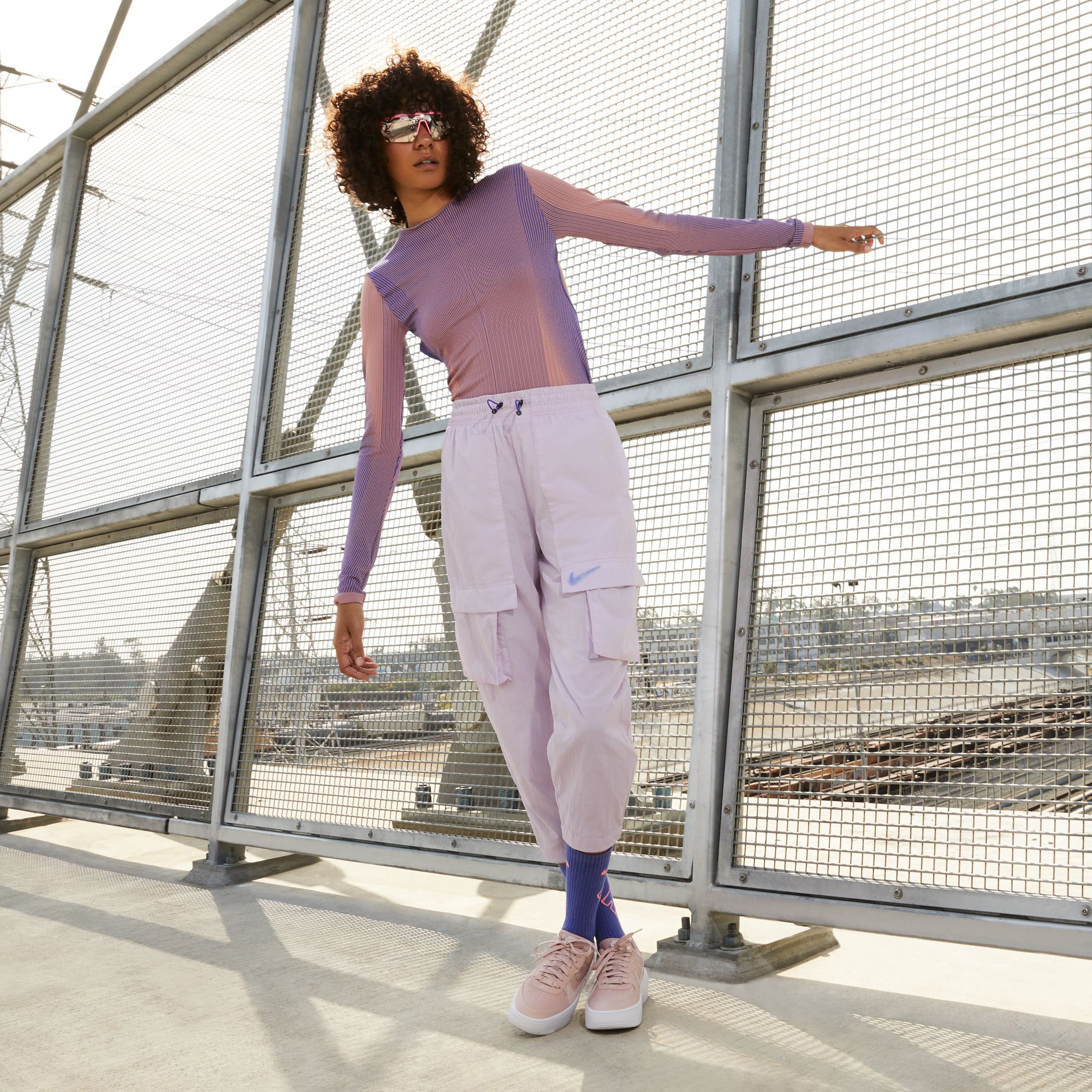 Nike Air Force 1 PLT.AF.ORM Kadın Pembe Spor Ayakkabı