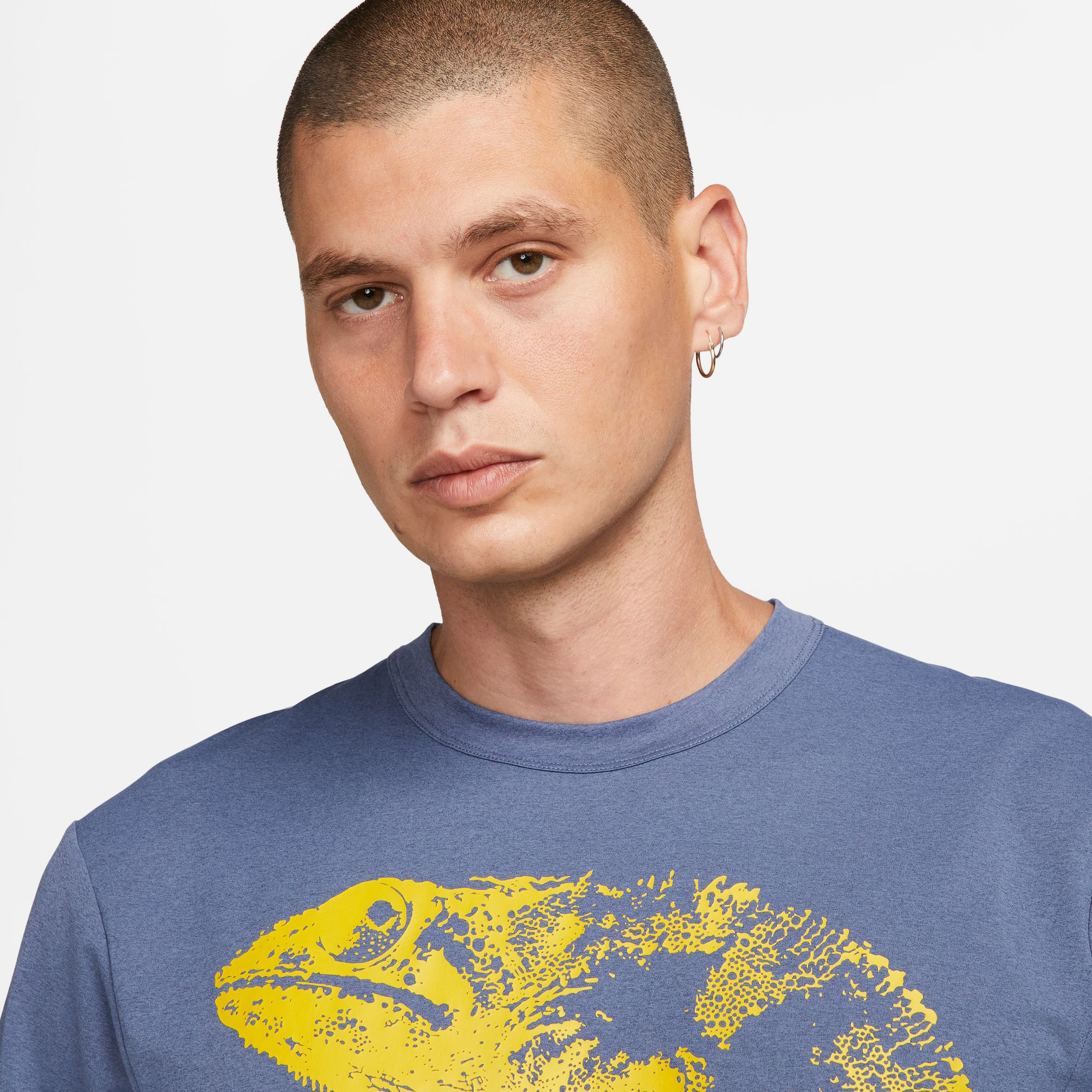 Nike Dri-FIT S72 Hyverse Erkek Mavi T-Shirt