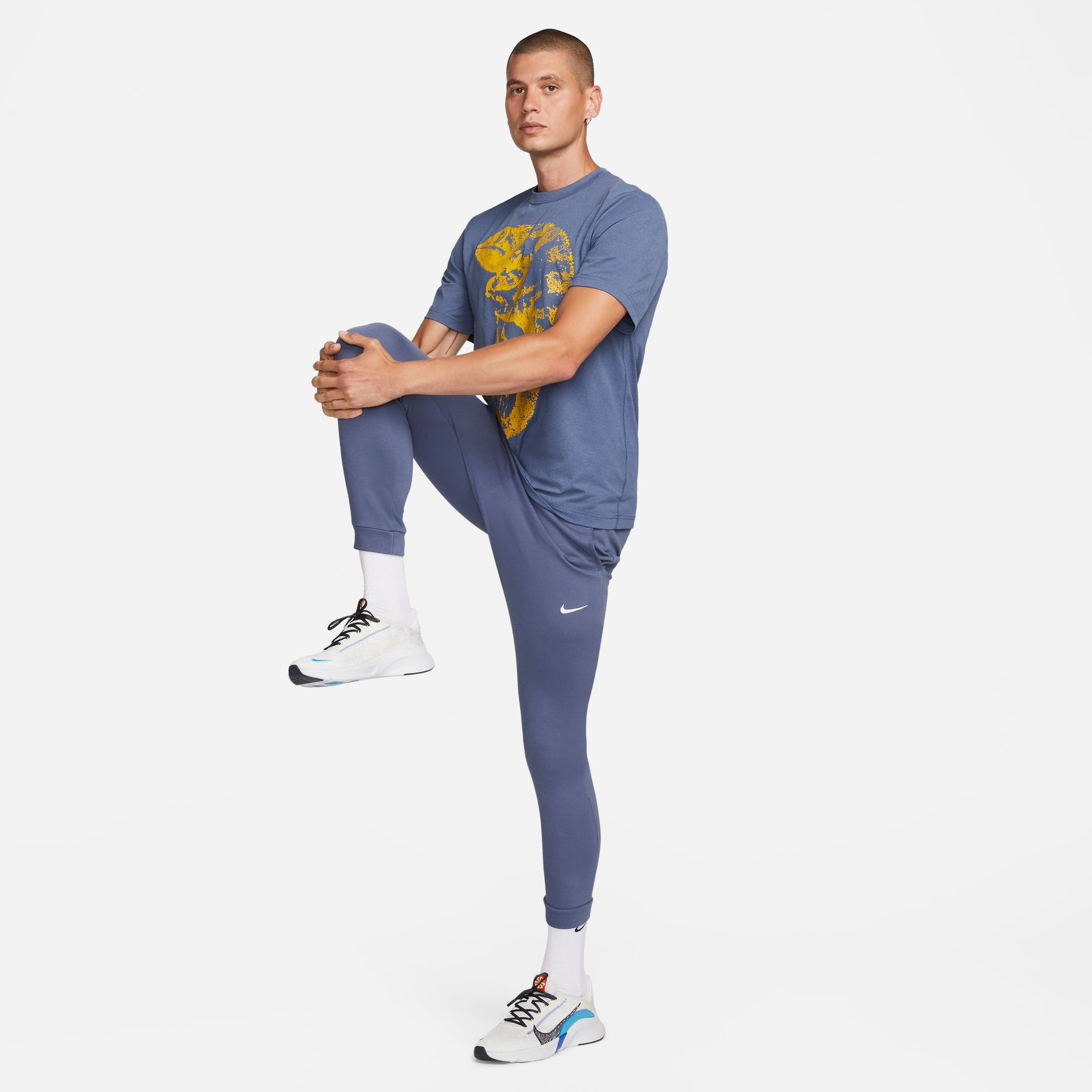 Nike Dri-FIT S72 Hyverse Erkek Mavi T-Shirt