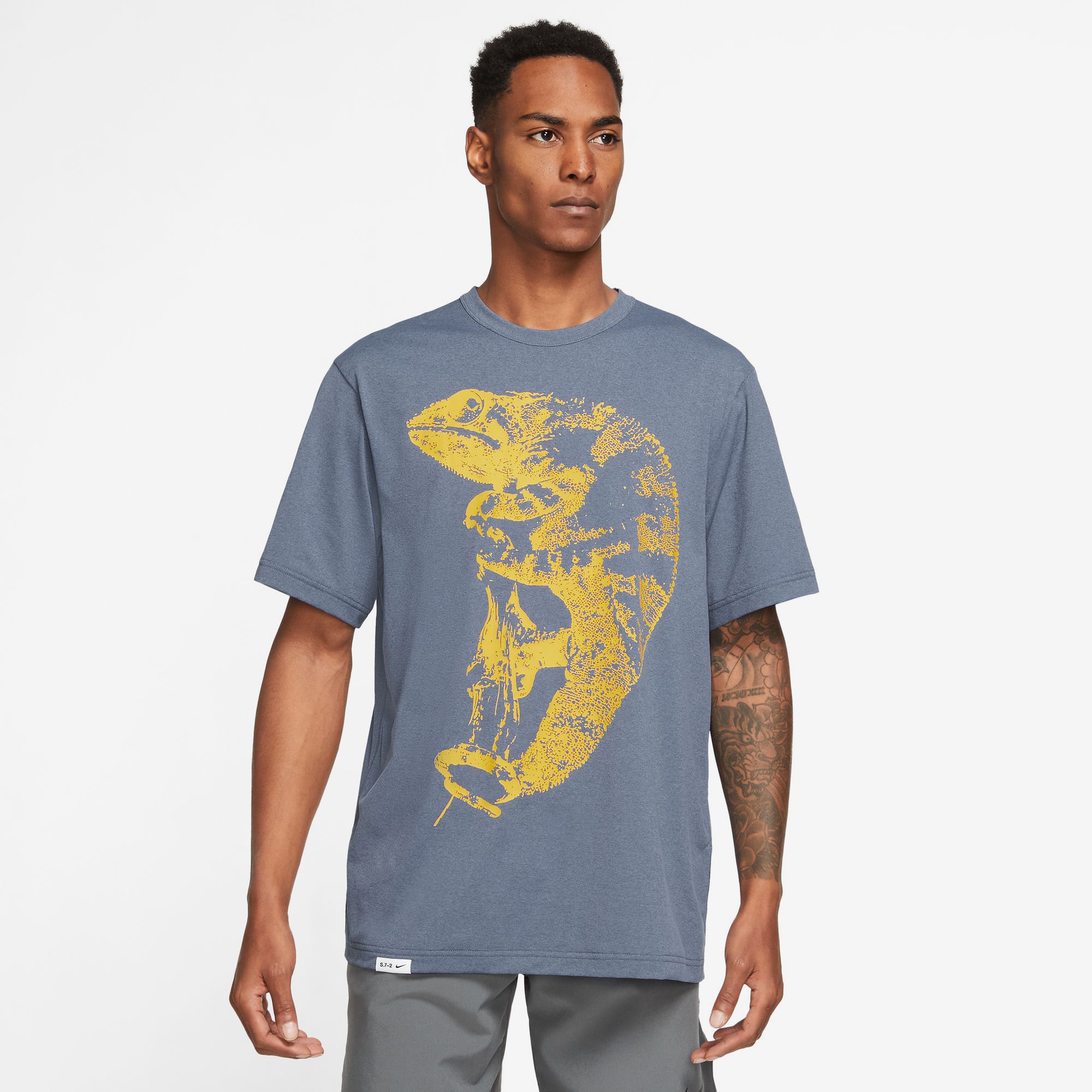 Nike Dri-FIT S72 Hyverse Erkek Mavi T-Shirt