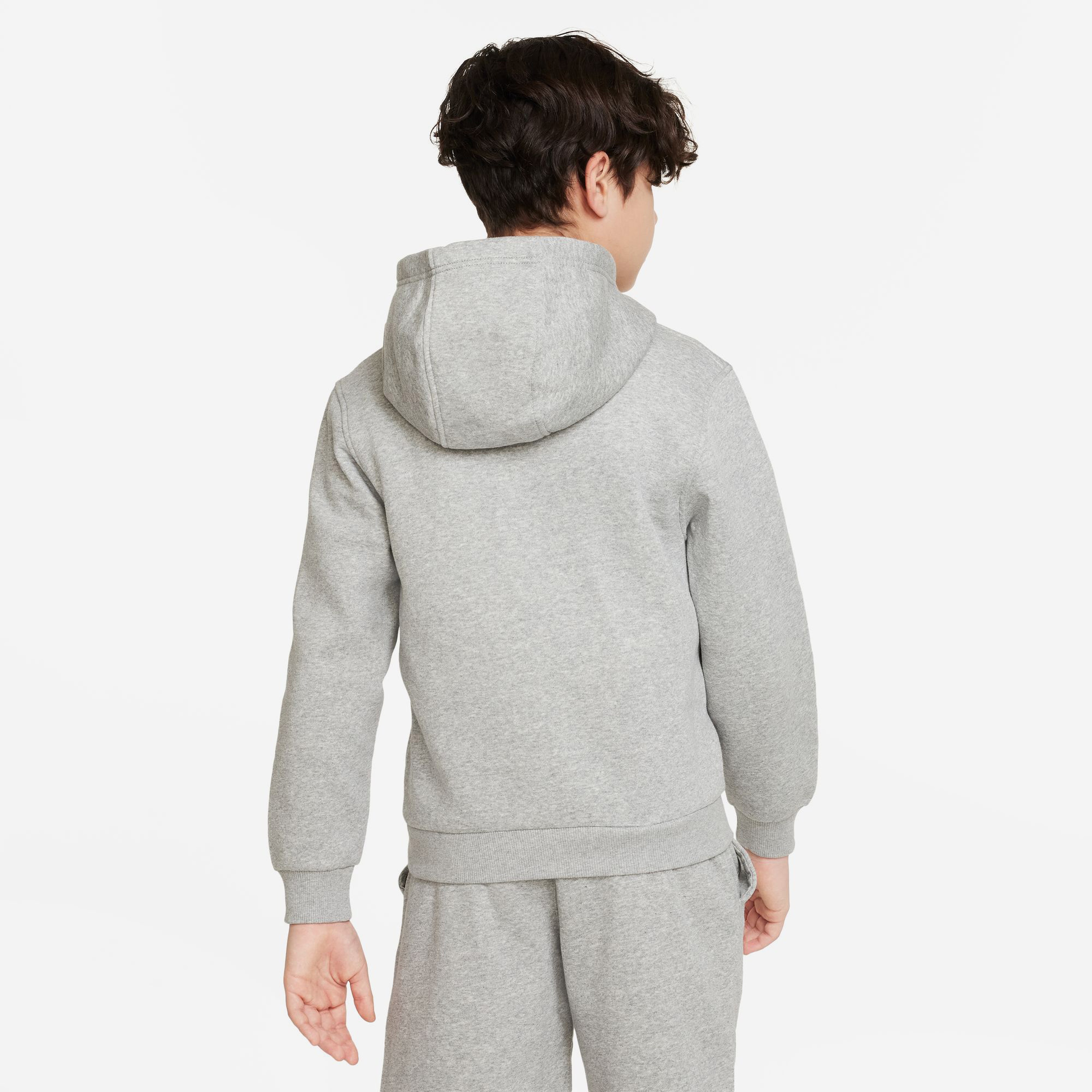 Nike Sportswear Club Fleece Çocuk Gri Hoodie