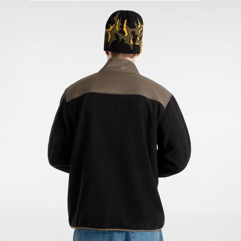 Vans Ranford Polar Fleece Loose Erkek Siyah Sweatshirt