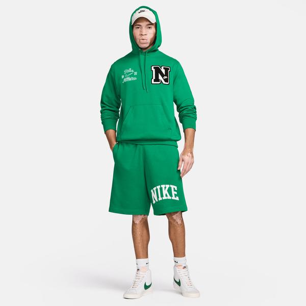 Nike Nk Club Ft Aplq Arch Erkek Yeşil Şort