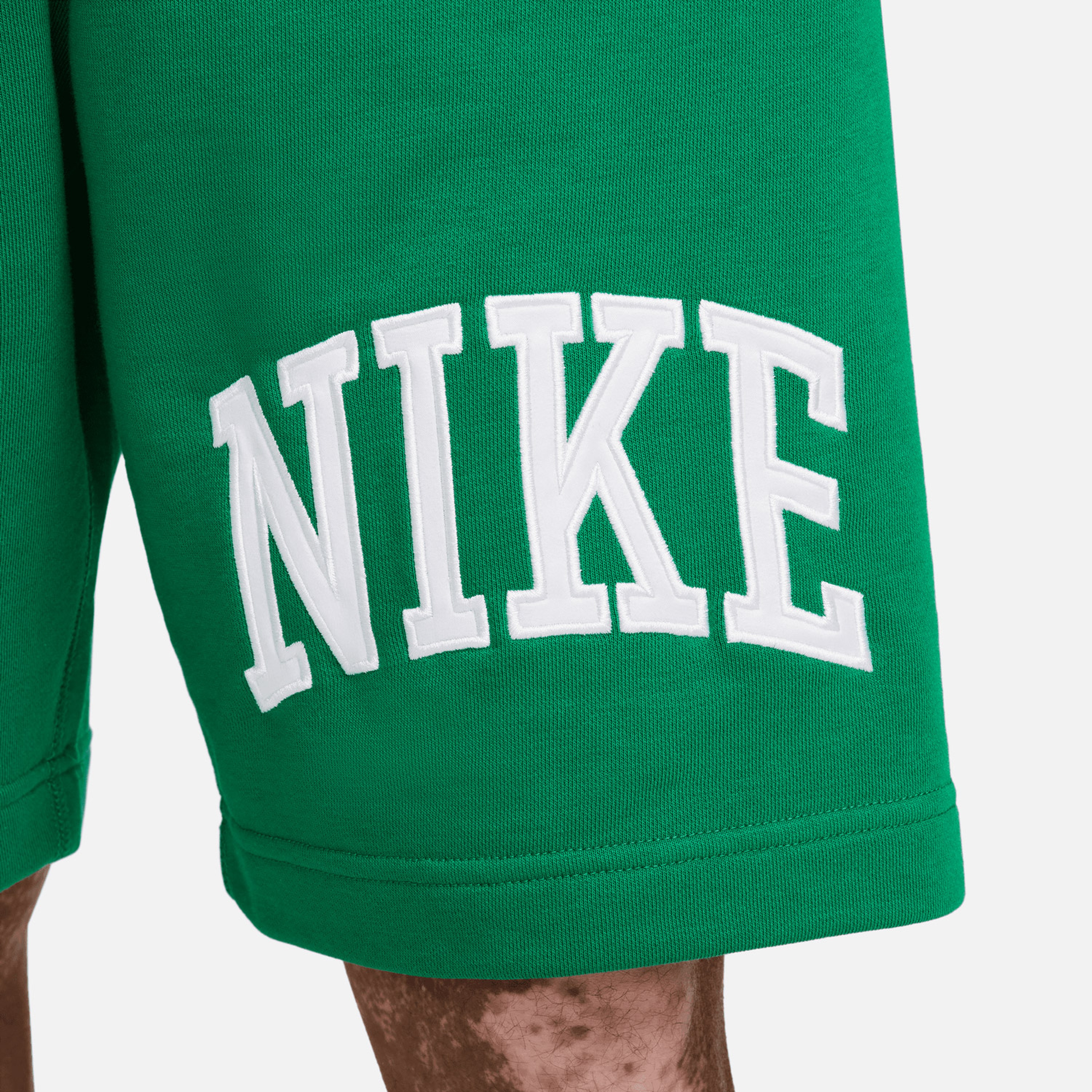 Nike Nk Club Ft Aplq Arch Erkek Yeşil Şort