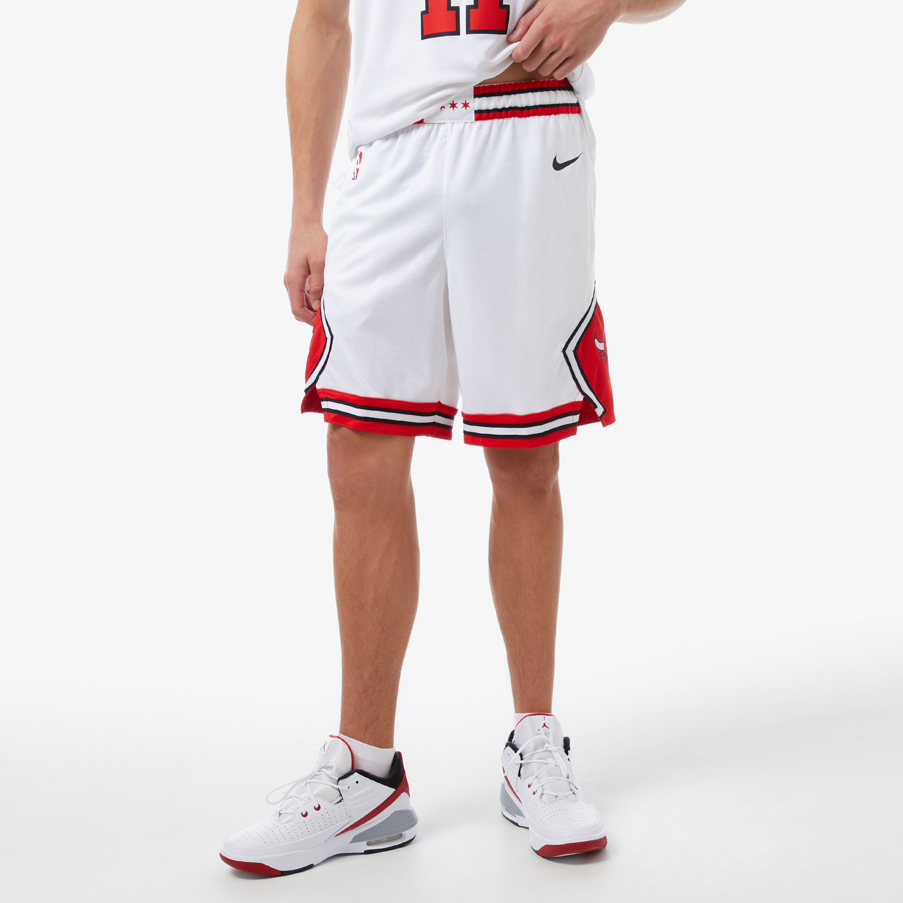 Nike Chicago Bulls NBA Erkek Beyaz Şort