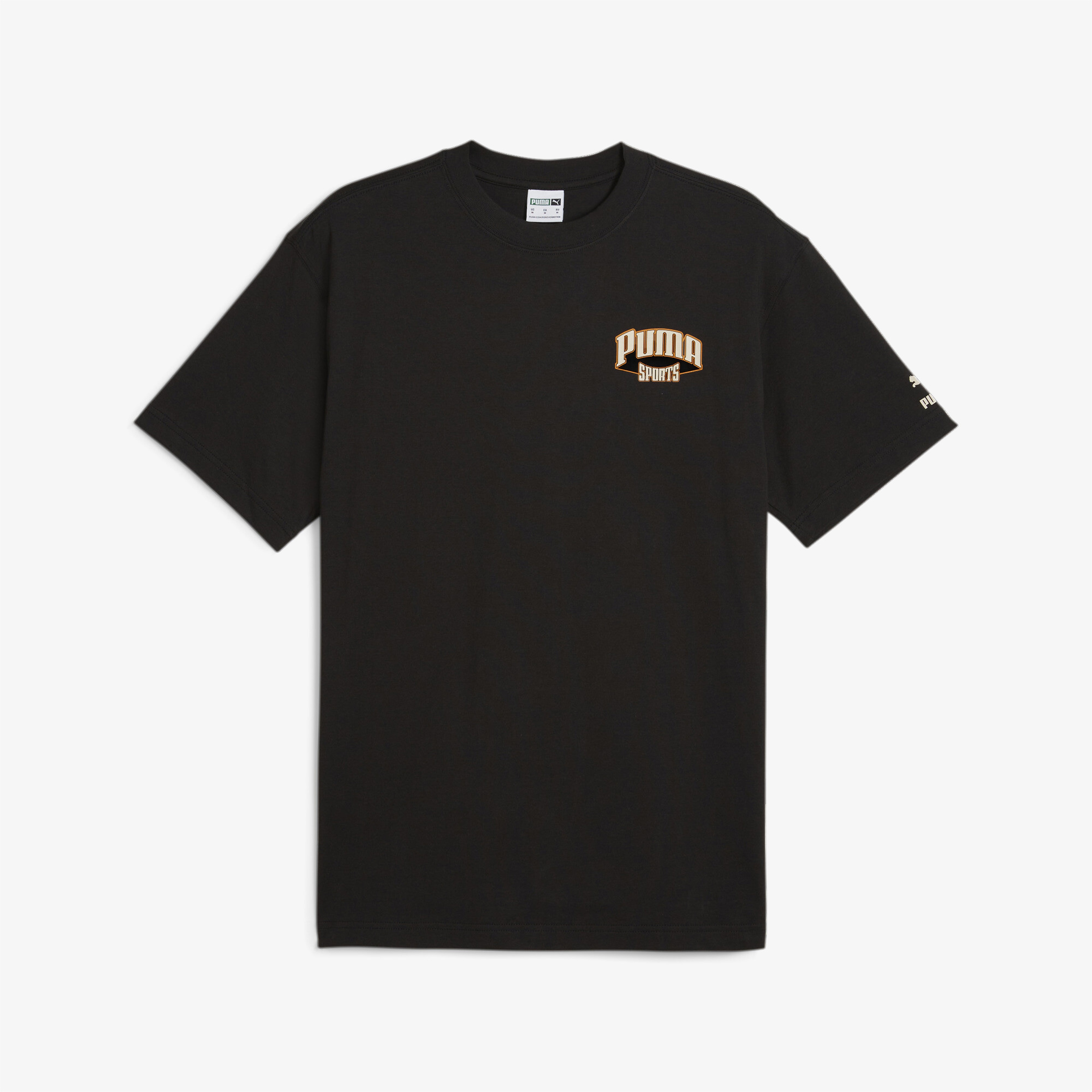 Puma Team Graphic Erkek Siyah T-Shirt