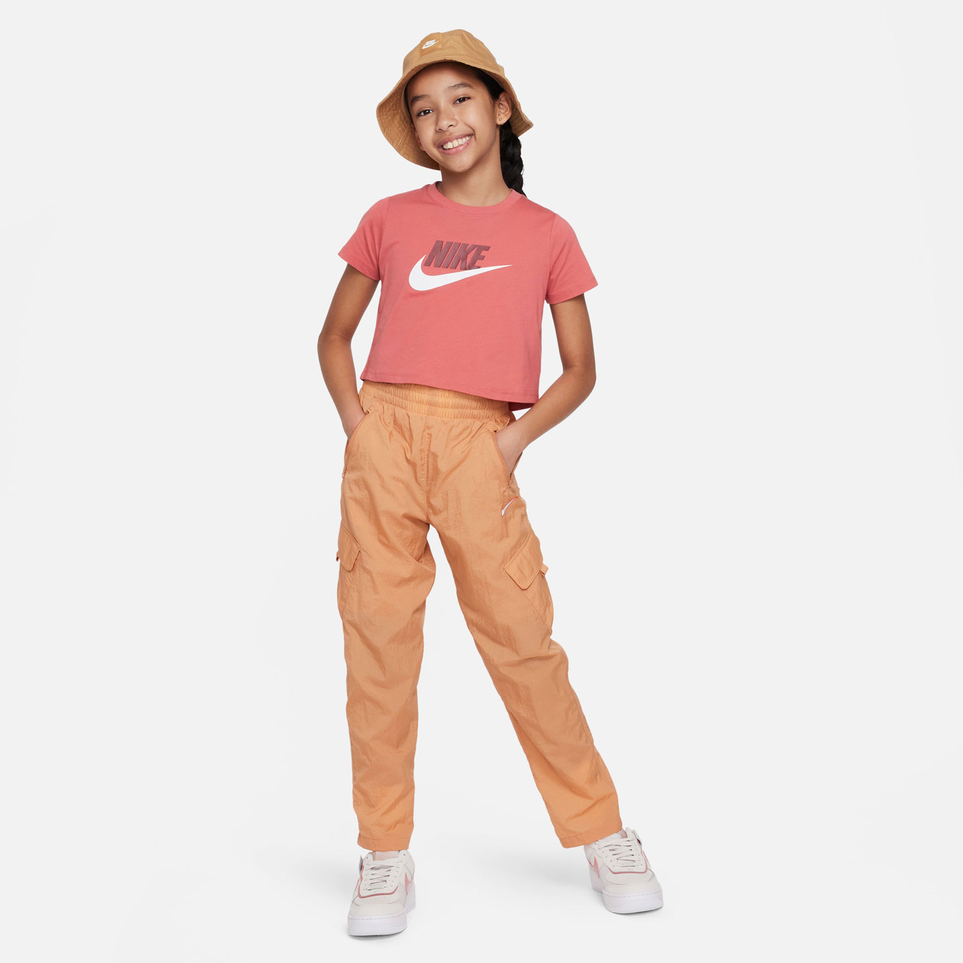 Nike Sportswear Futura Çocuk Kırmızı T-Shirt