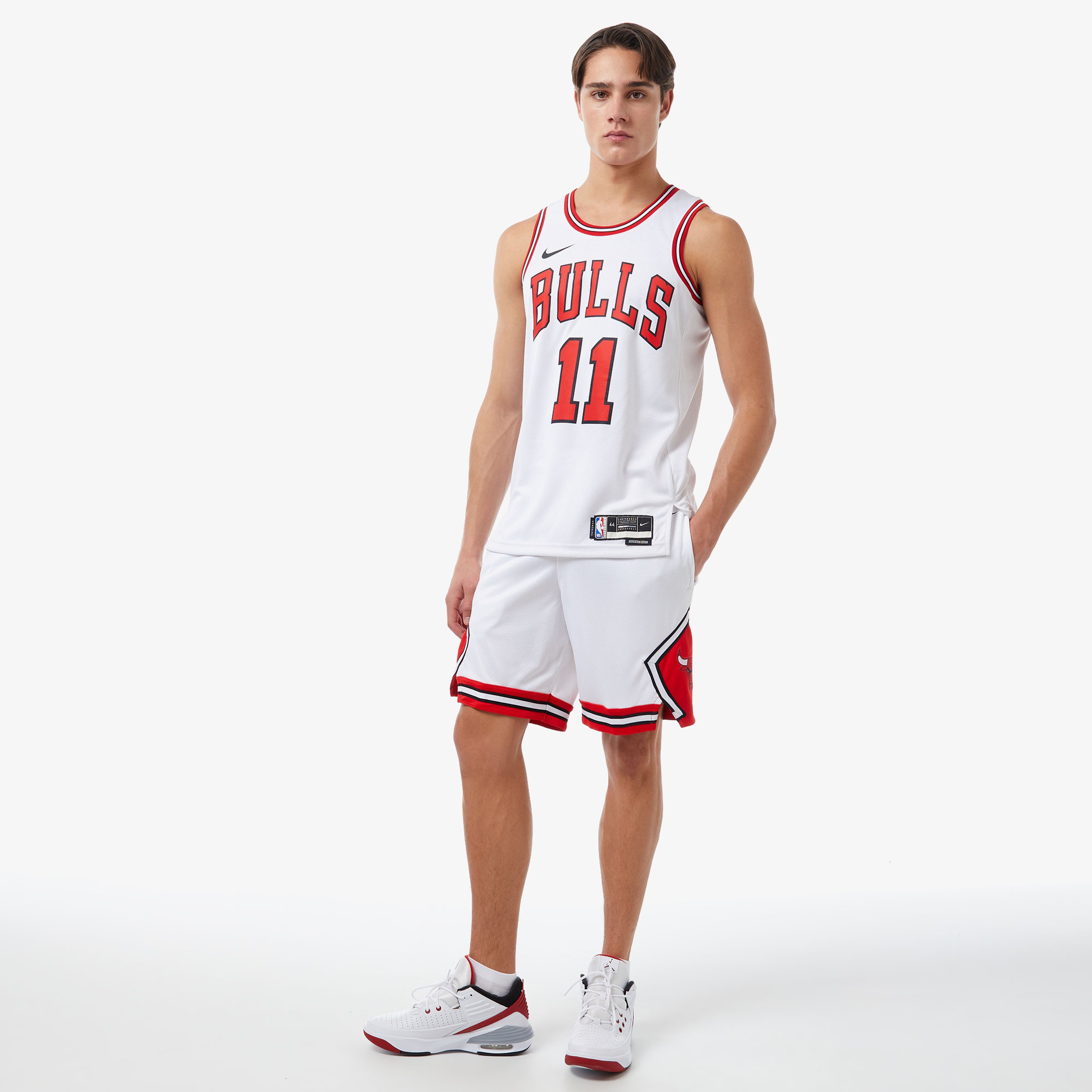 Nike Chicago Bulls NBA Erkek Beyaz Şort