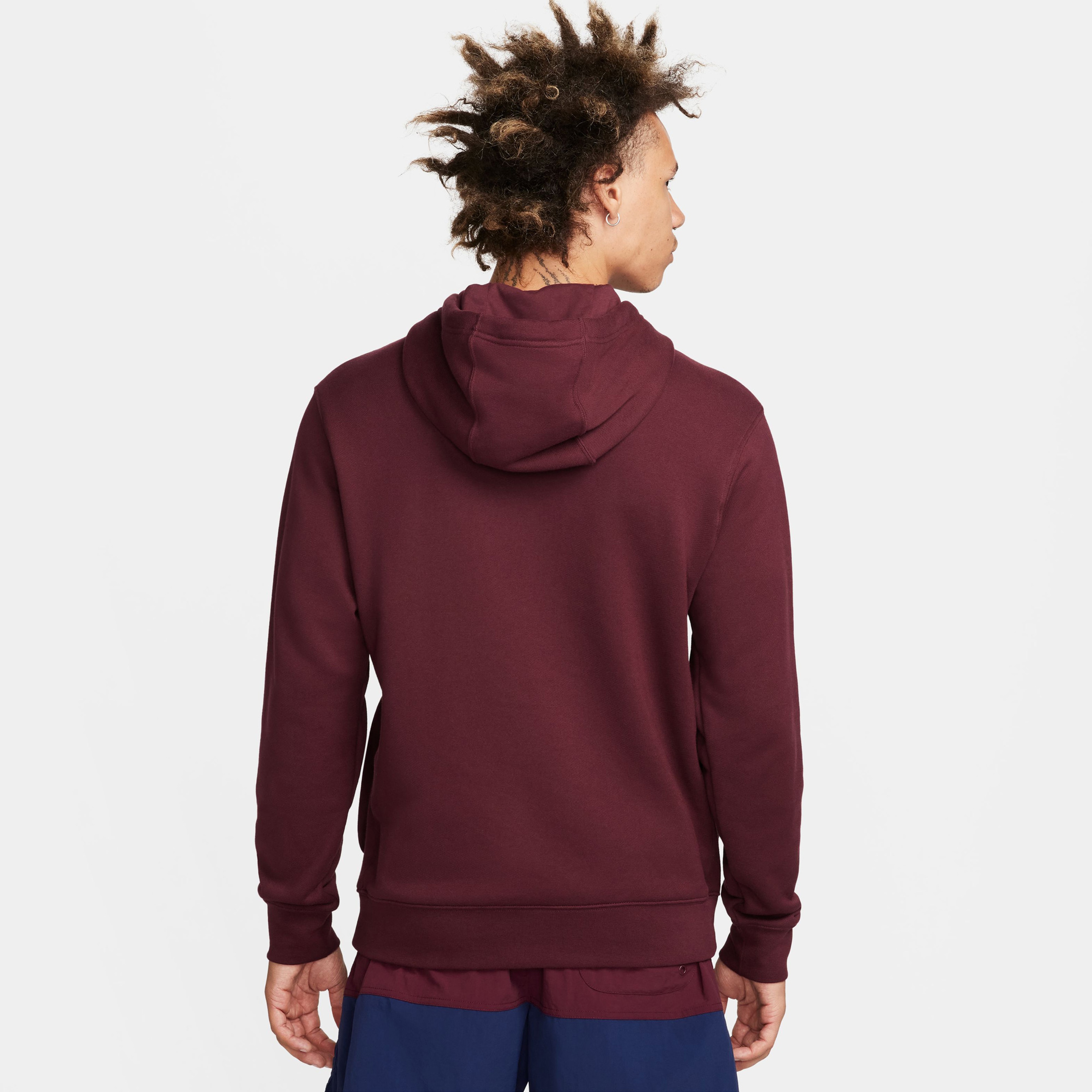 Nike Club Fleece+ Hoodie Erkek Bordo Sweatshirt