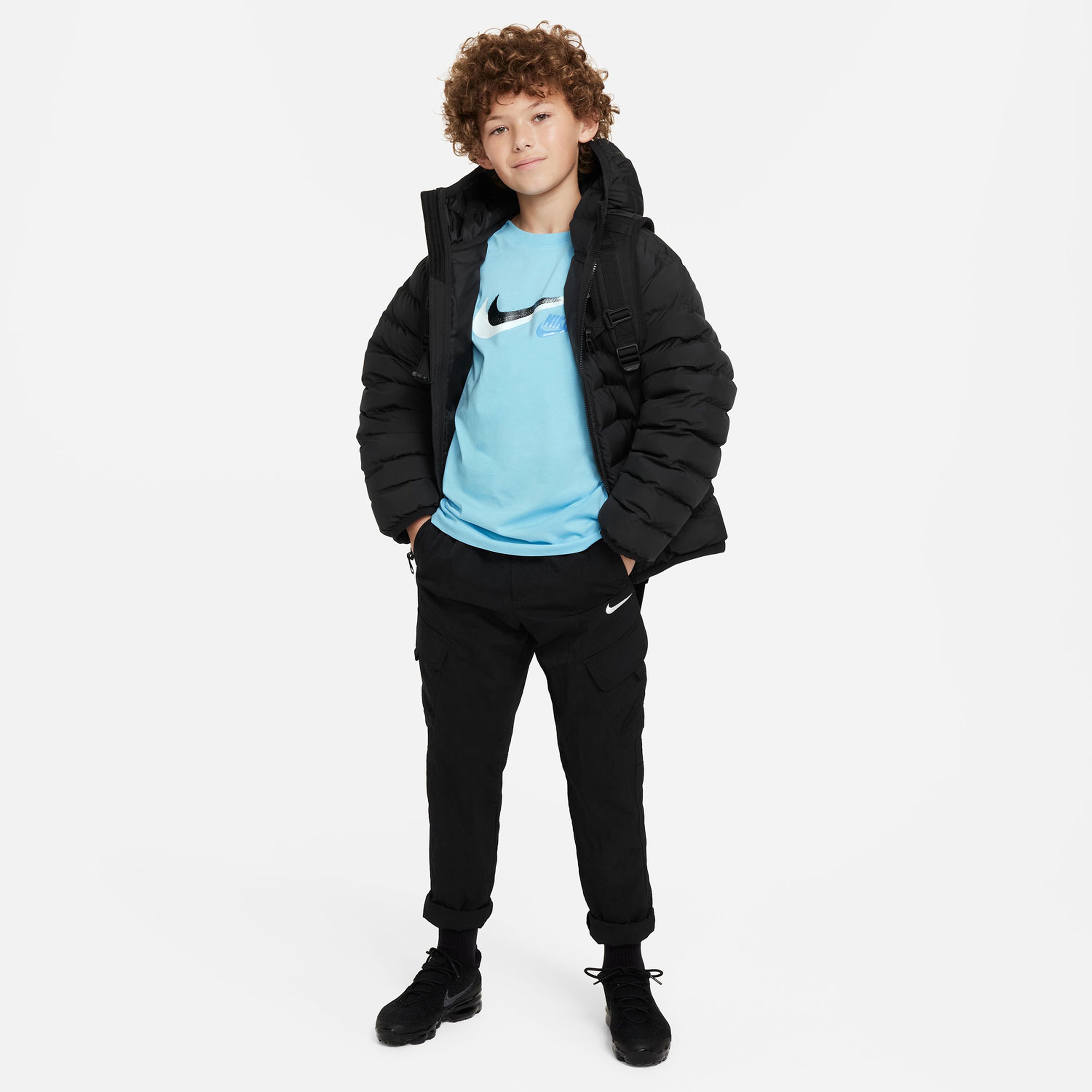 Nike Sportswear Çocuk Mavi T-Shirt