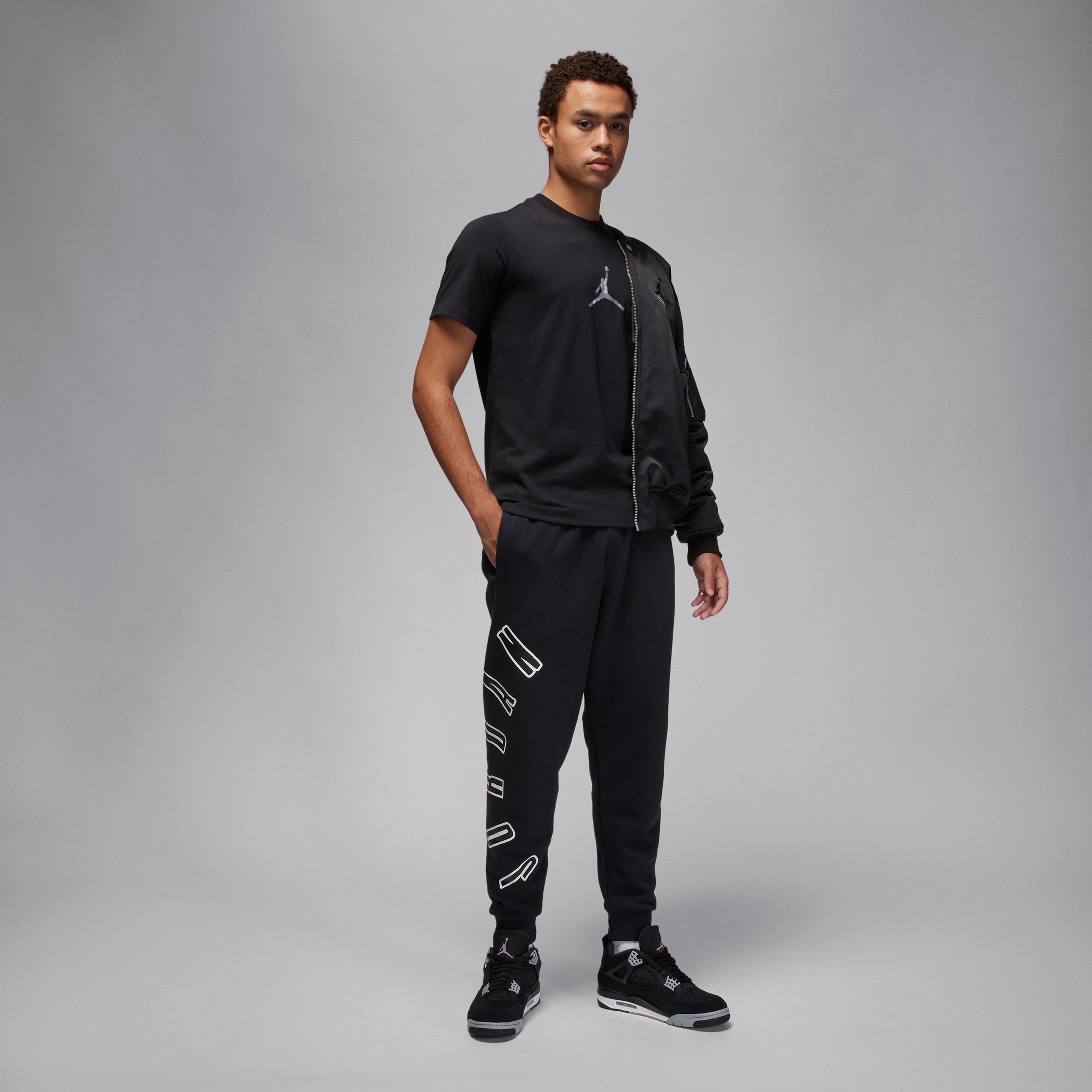 Jordan Brand Crew Erkek Siyah T-Shirt