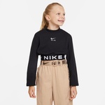 Nike Air Older Çocuk Siyah Uzun Kollu T-Shirt