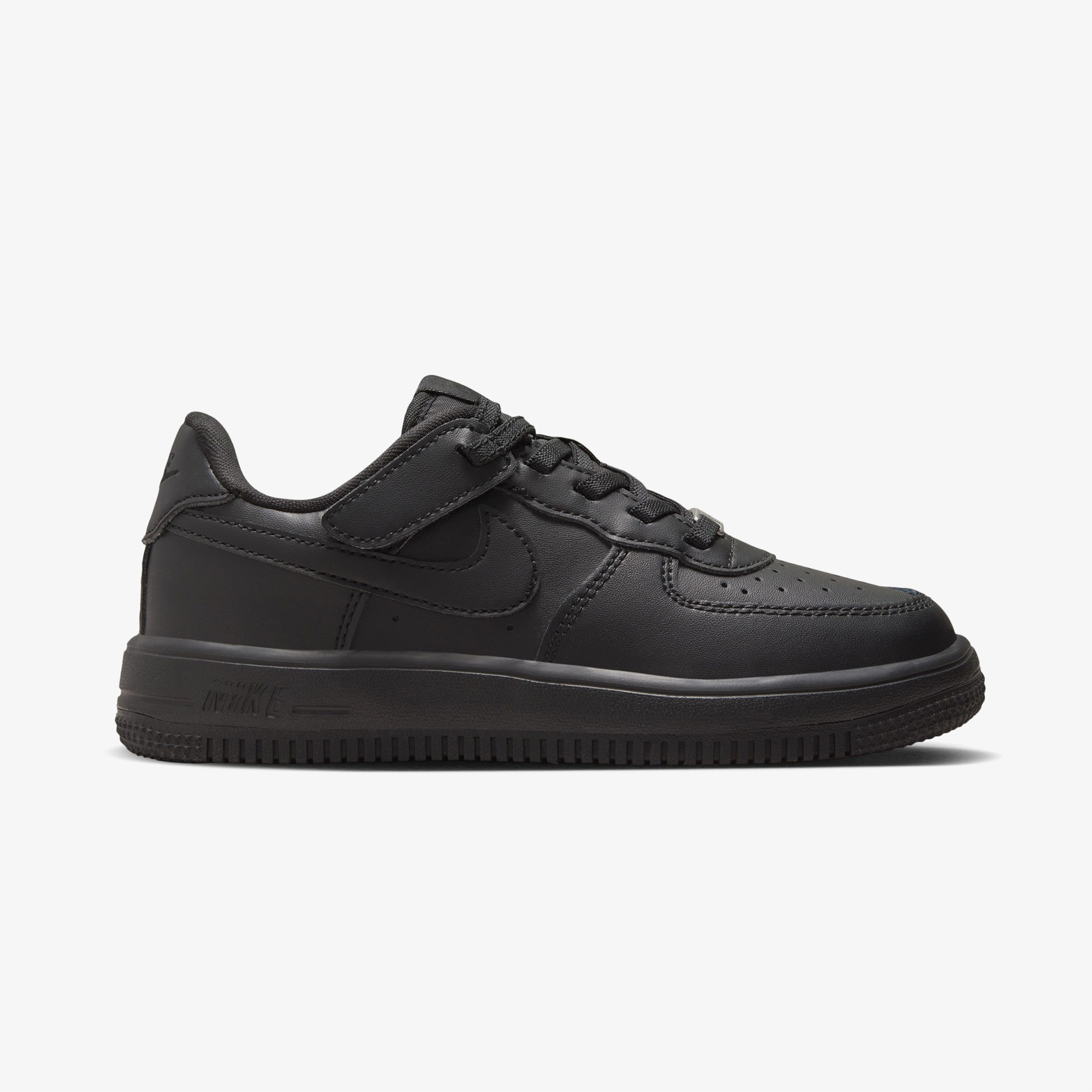 Nike Force 1 Low EasyOn Genç Siyah Spor Ayakkabı