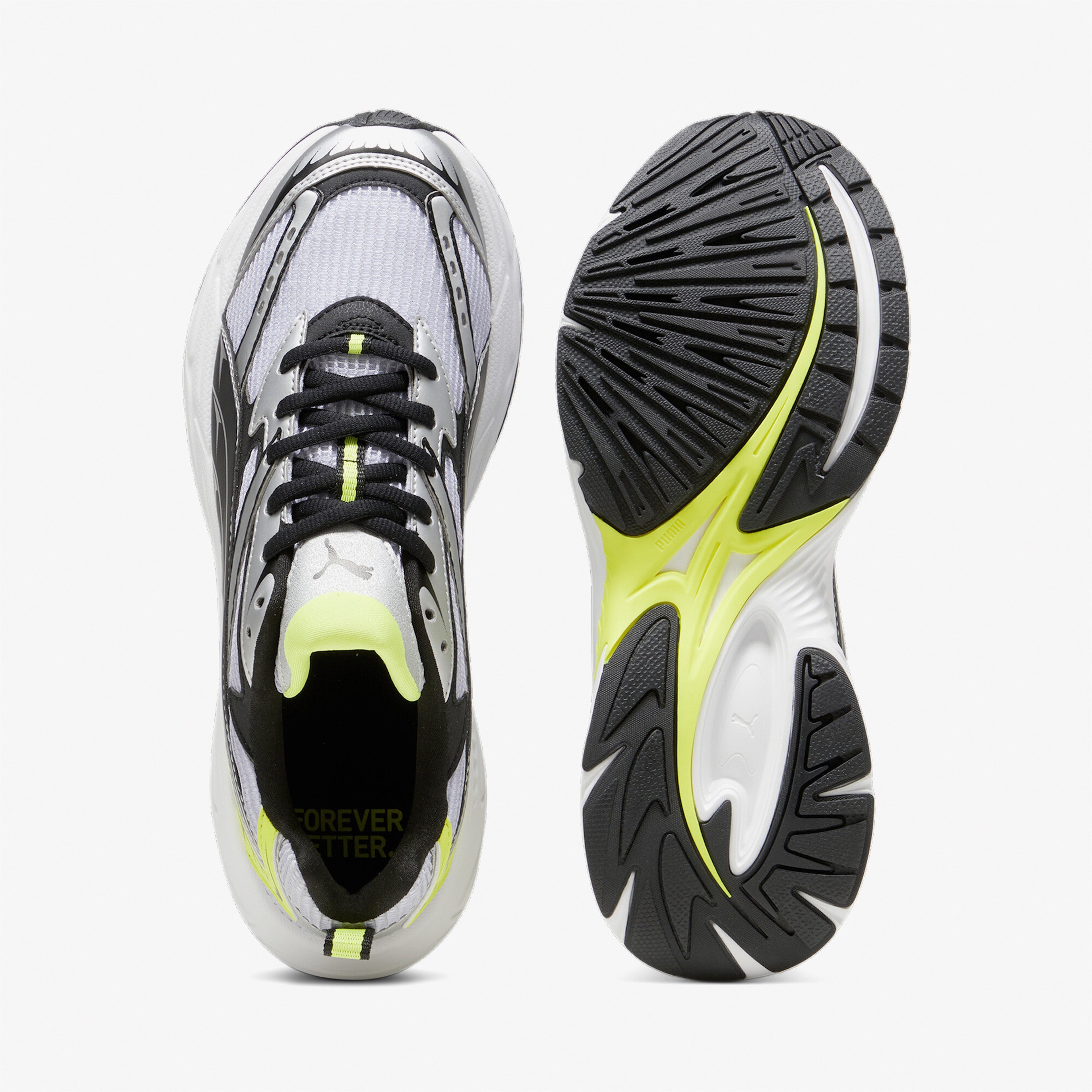 Puma Morphic Athletic Unisex Gri/Sarı Spor Ayakkabı