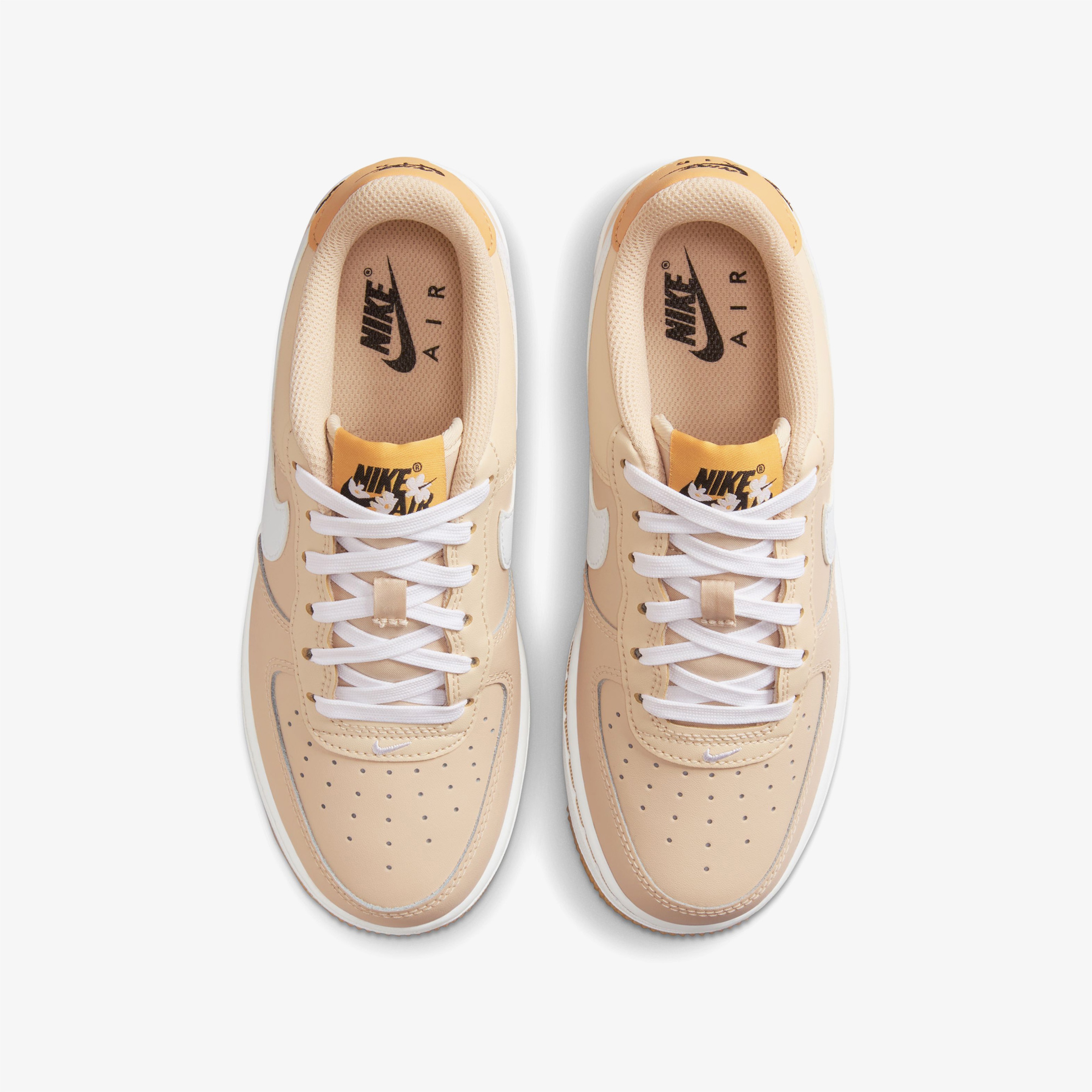 Nike Air Force 1 SE Genç Bej Spor Ayakkabı
