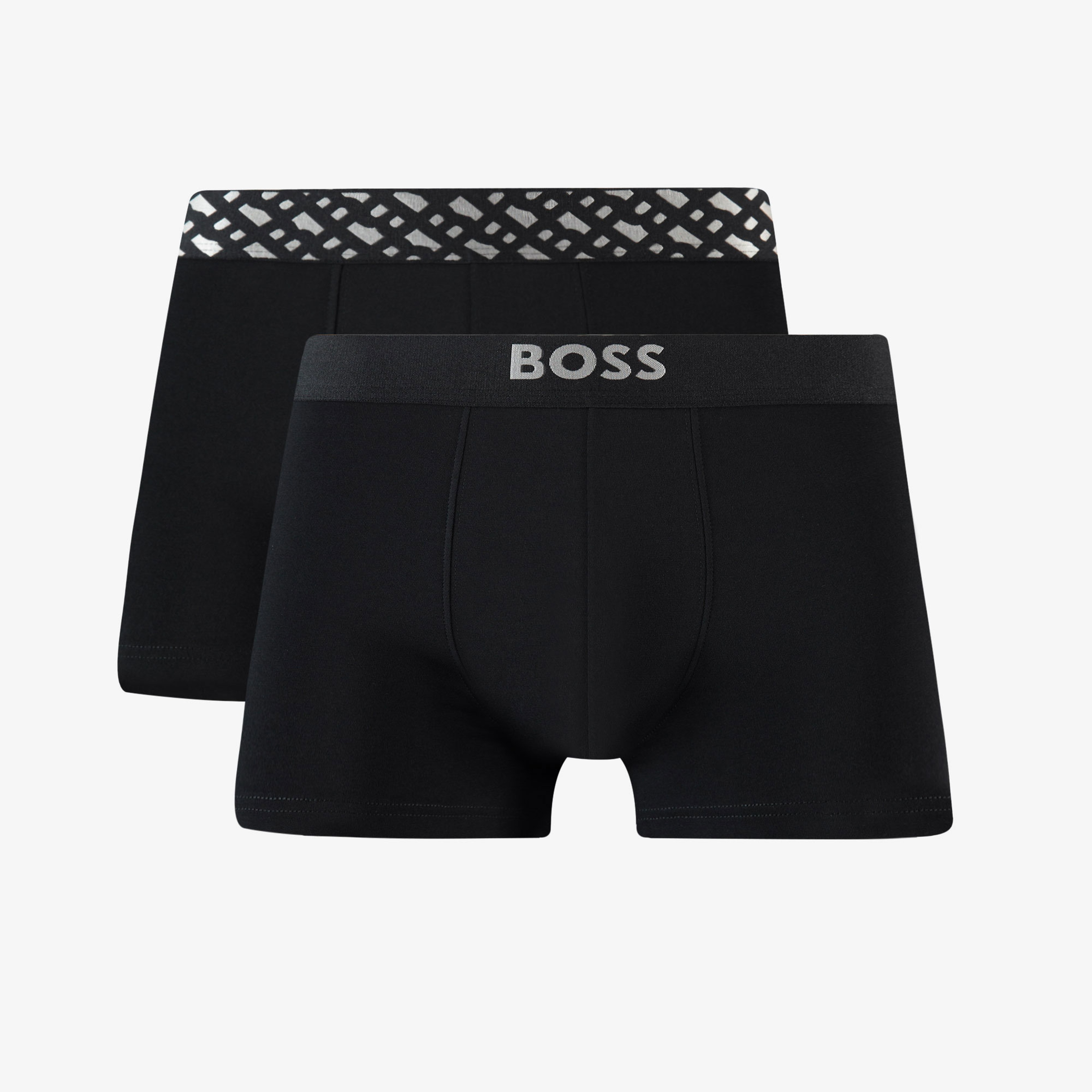 Boss Silver 2'li Erkek Siyah Boxer