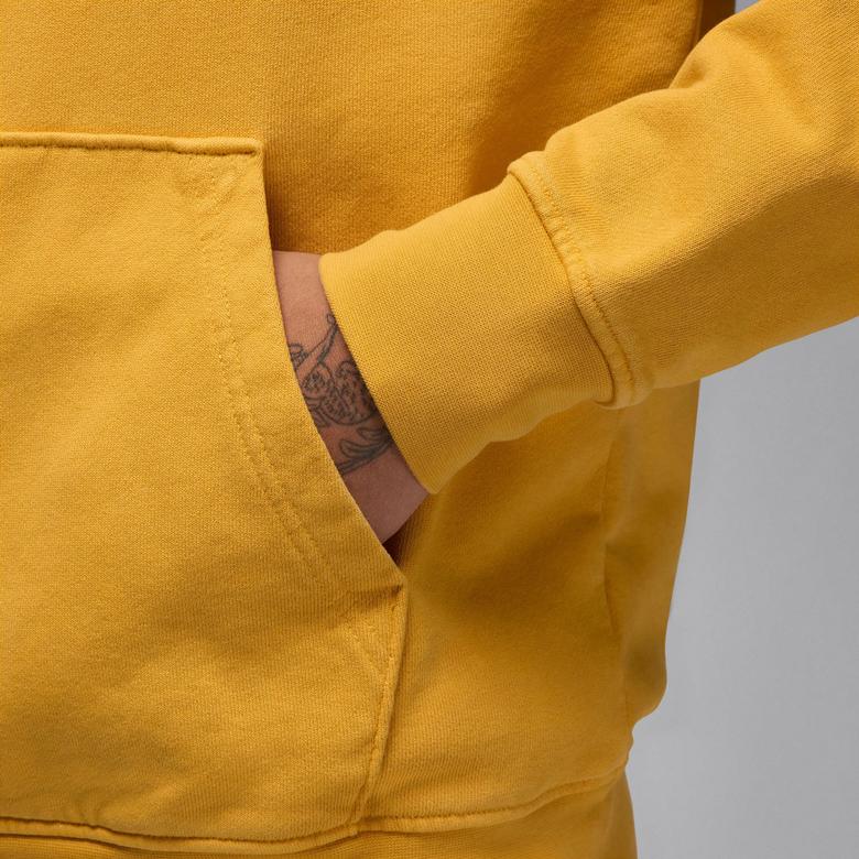 Jordan Essentials Wash Fleece Erkek Sarı Sweatshirt