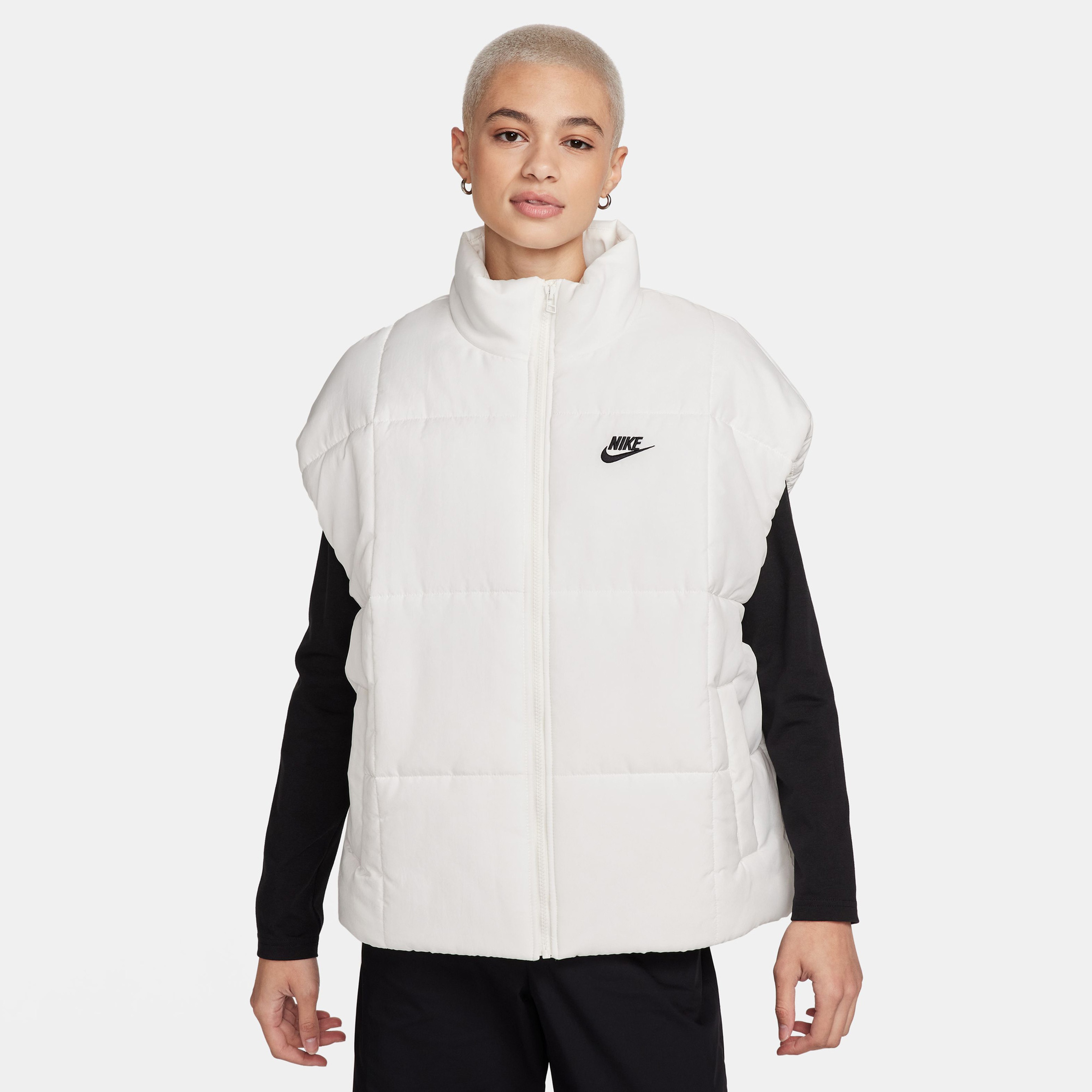 Nike Sportswear Classic Puffer Kadın Beyaz Yelek