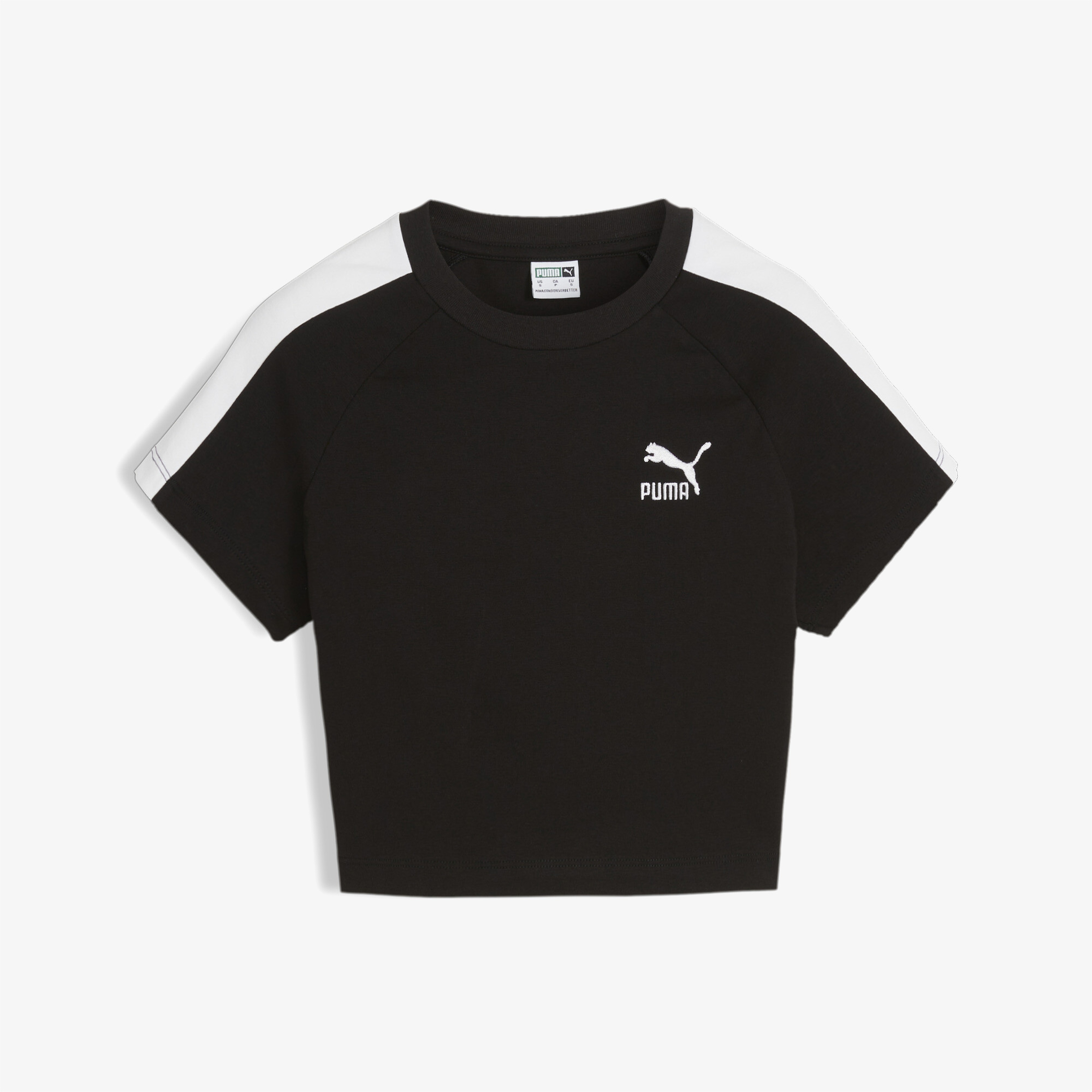 Puma Iconic T7 Baby Kadın Siyah T-Shirt
