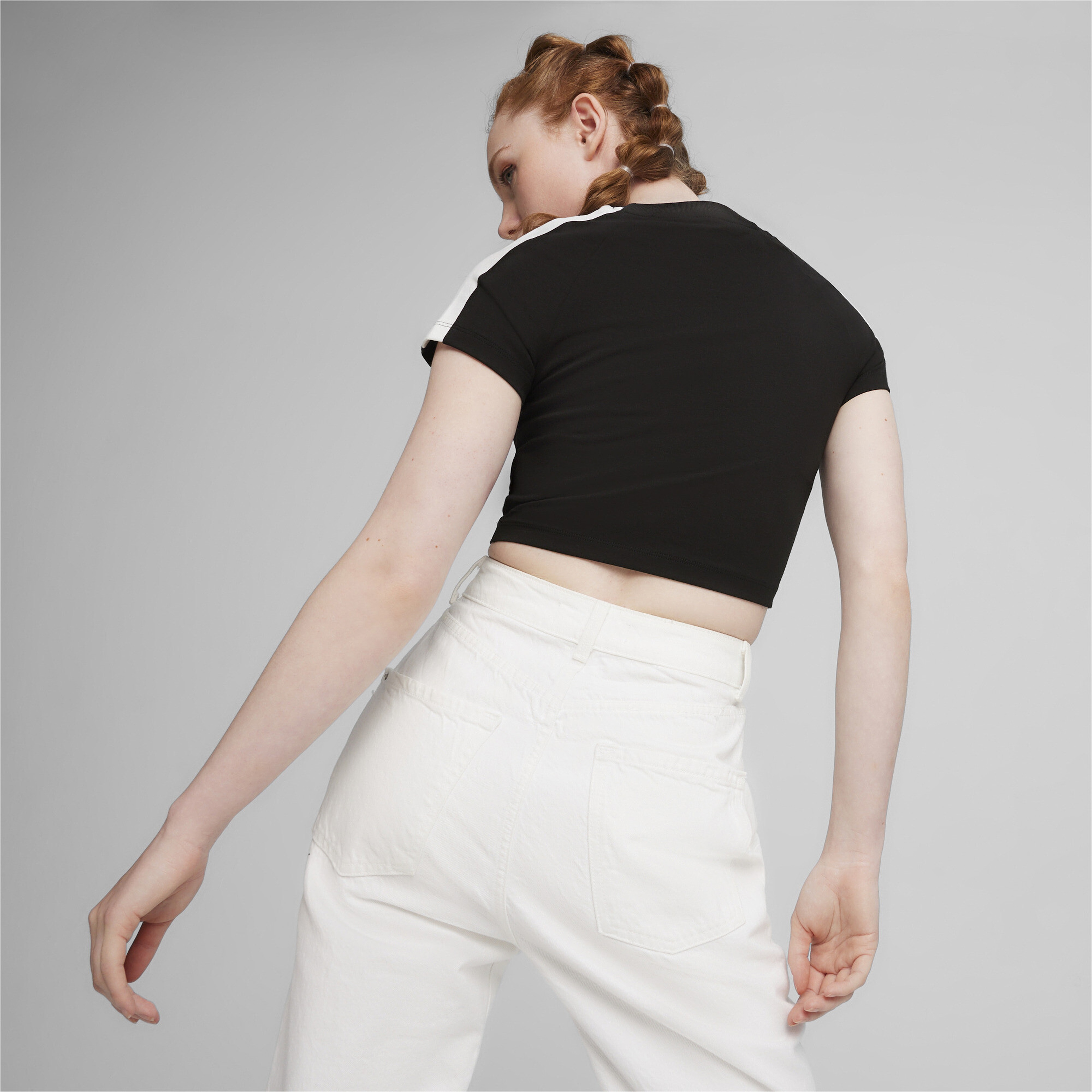 Puma Iconic T7 Baby Kadın Siyah T-Shirt