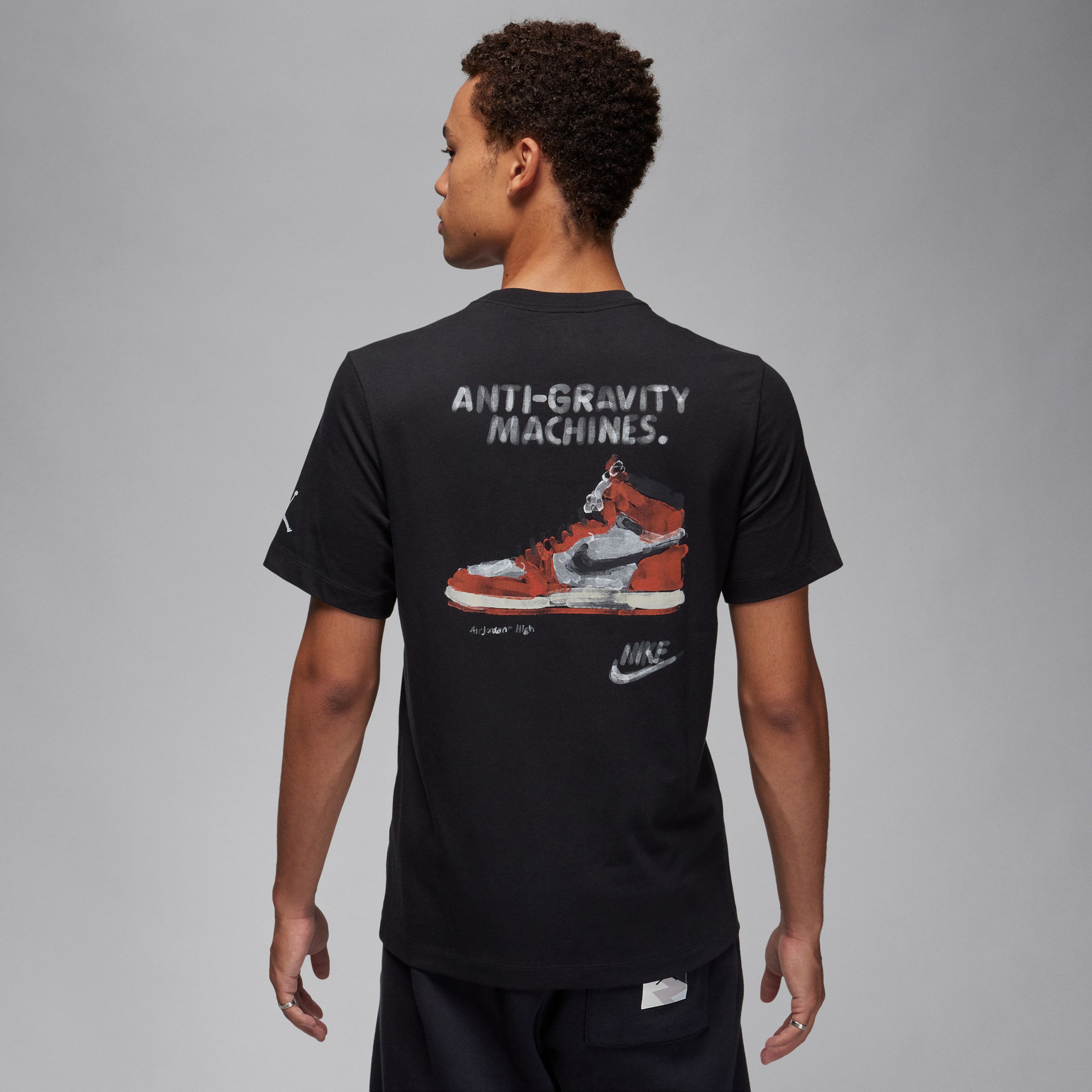 Jordan Brand Crew Erkek Siyah T-Shirt