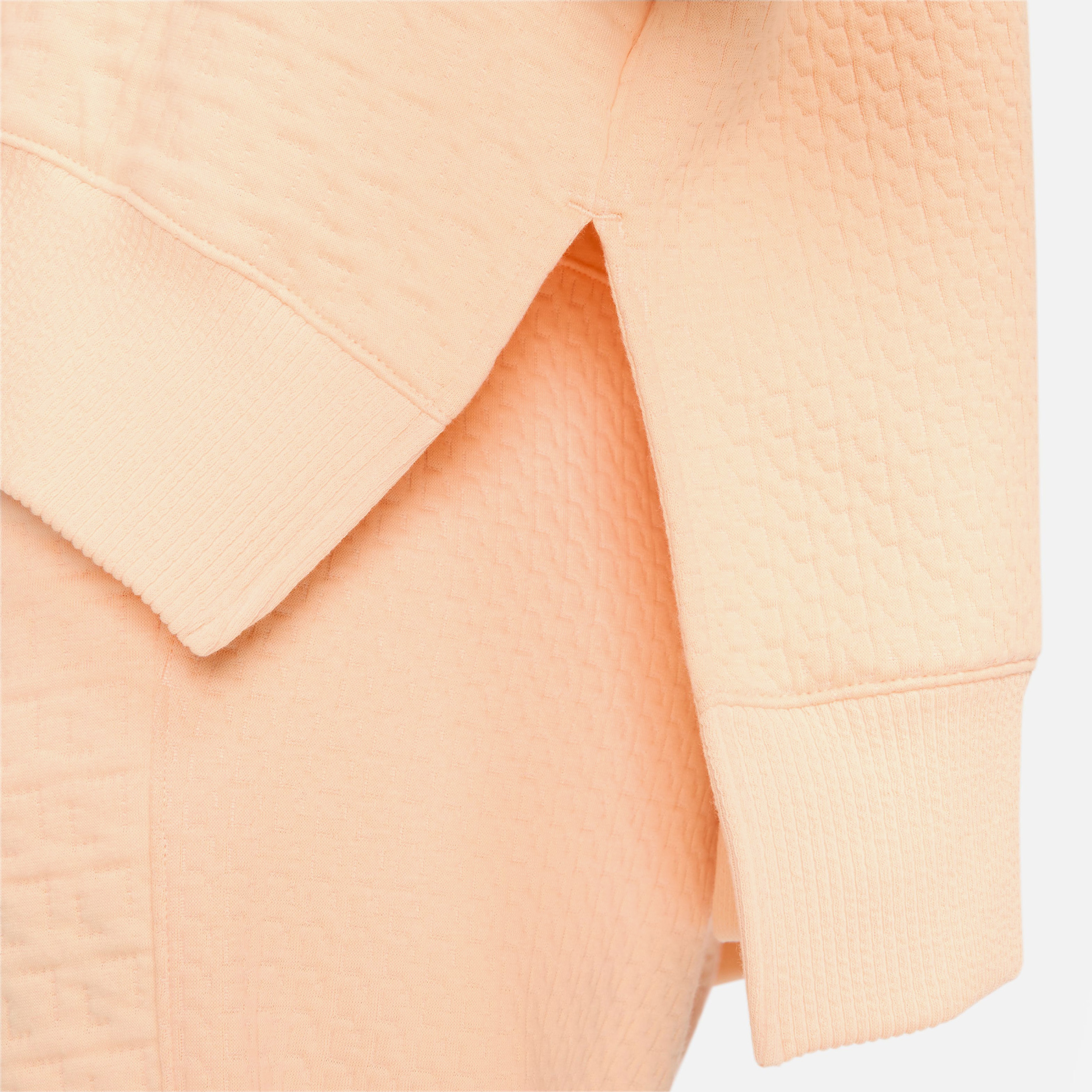 Nike Yoga Therma-FIT Fleece Kadın Turuncu Uzun Kollu T-Shirt